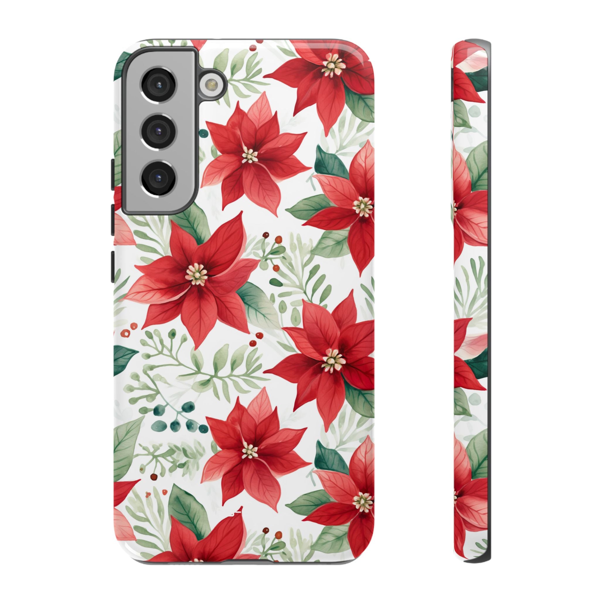Poinsettias Bloom Bright - Samsung Case