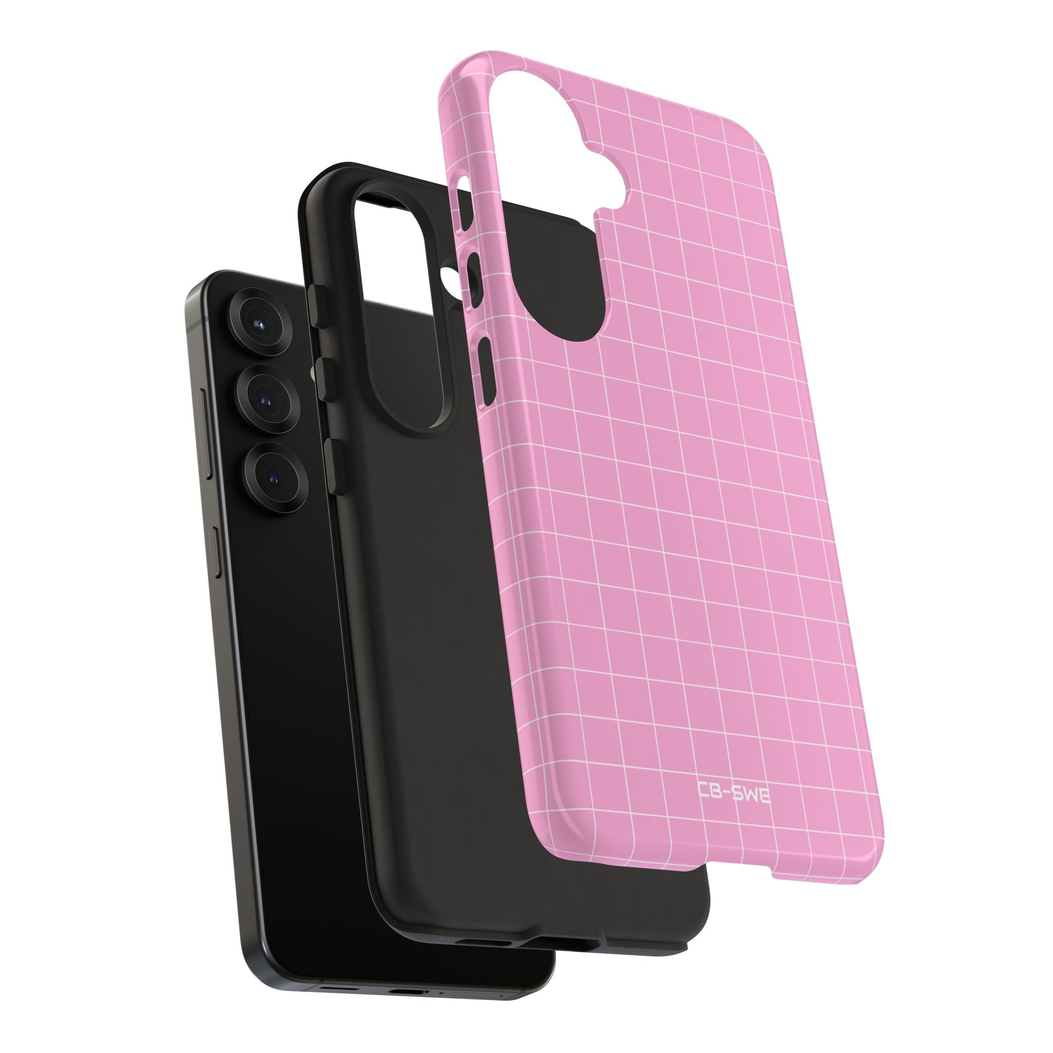 Pink Squares Align - Samsung Case