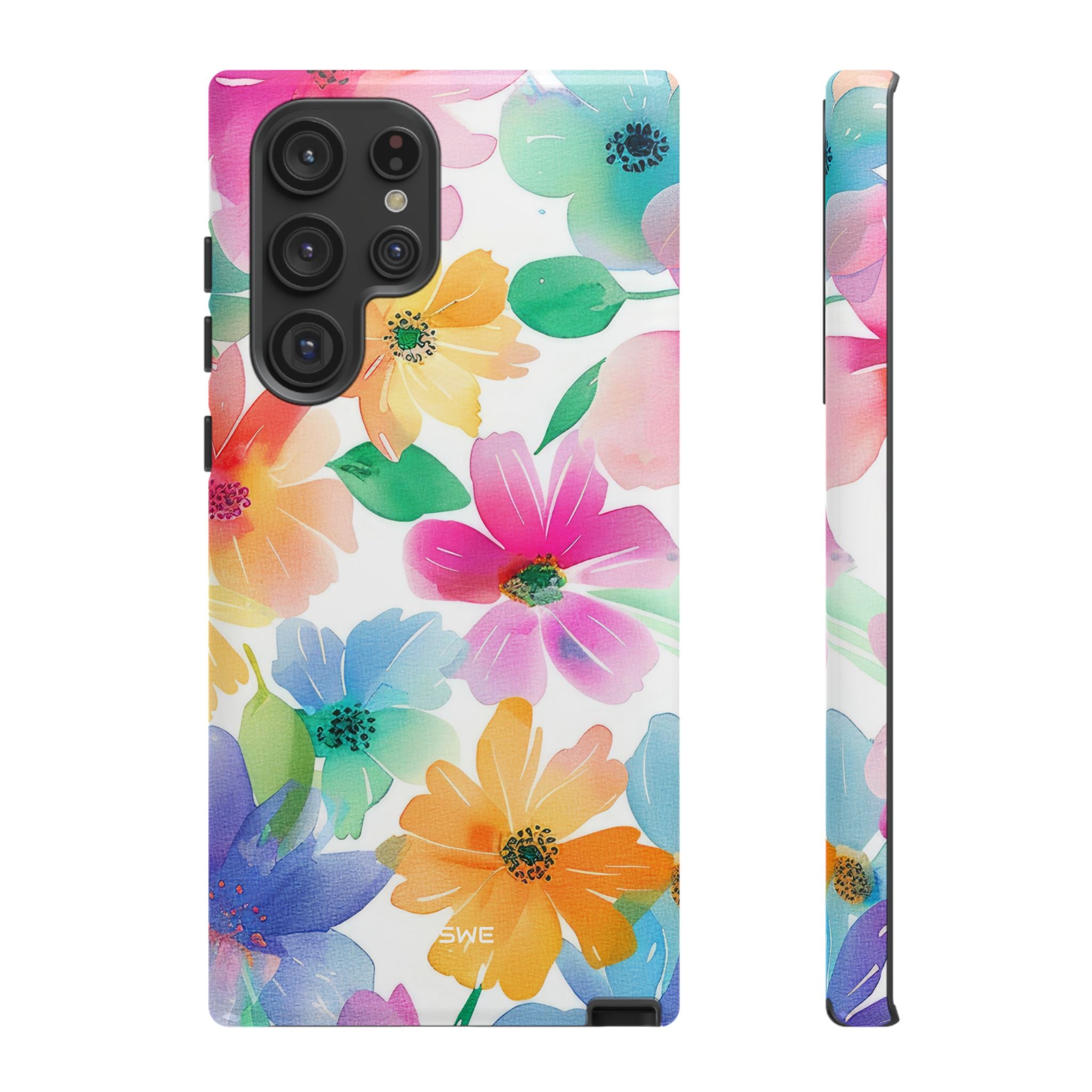 Vibrant Floral Impression - Samsung Case
