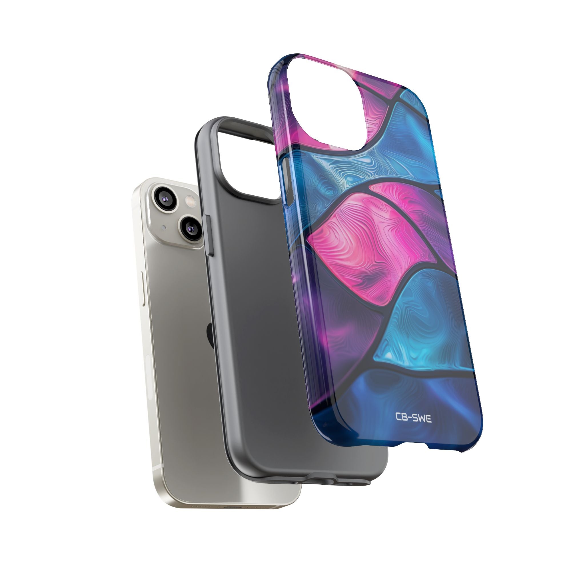 Shimmering Waves Flow - iPhone Case