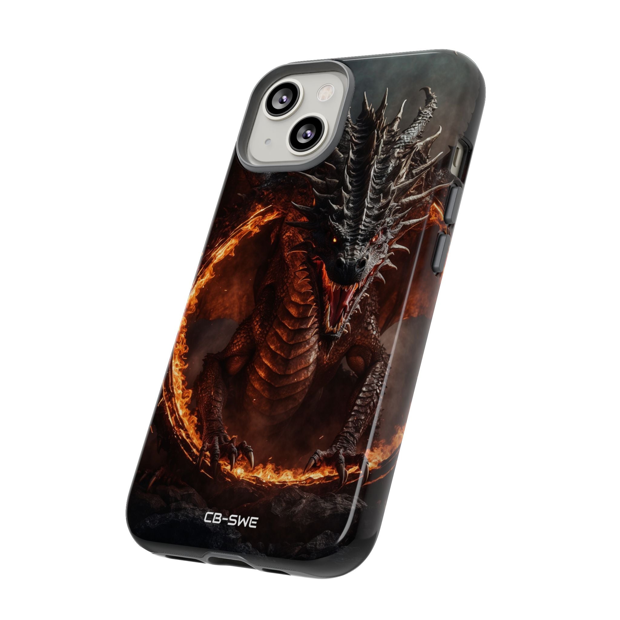Fiery Dragon Roars - iPhone Case