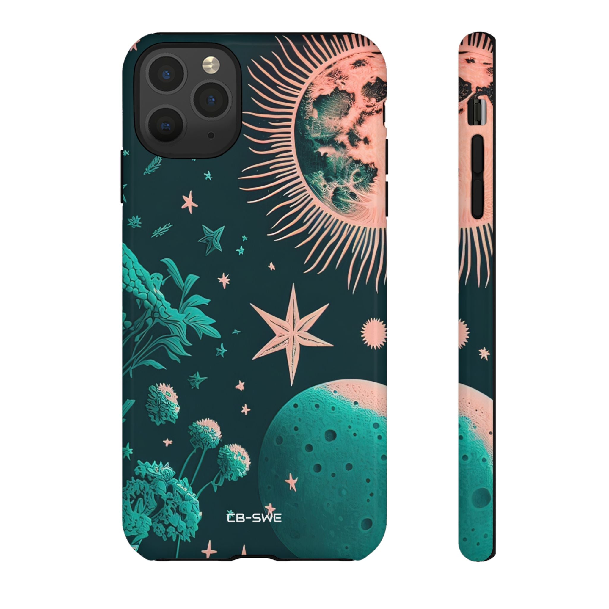 Celestial Botanical Night - iPhone Case