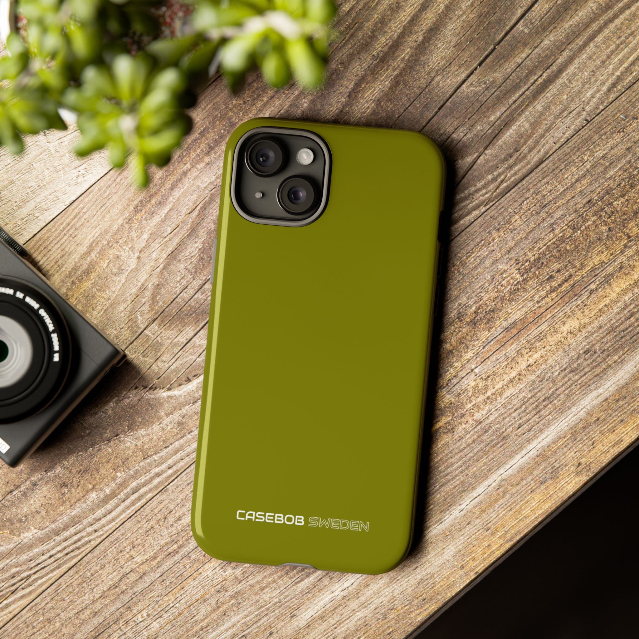 Olive Green iPhone 15 - Tough