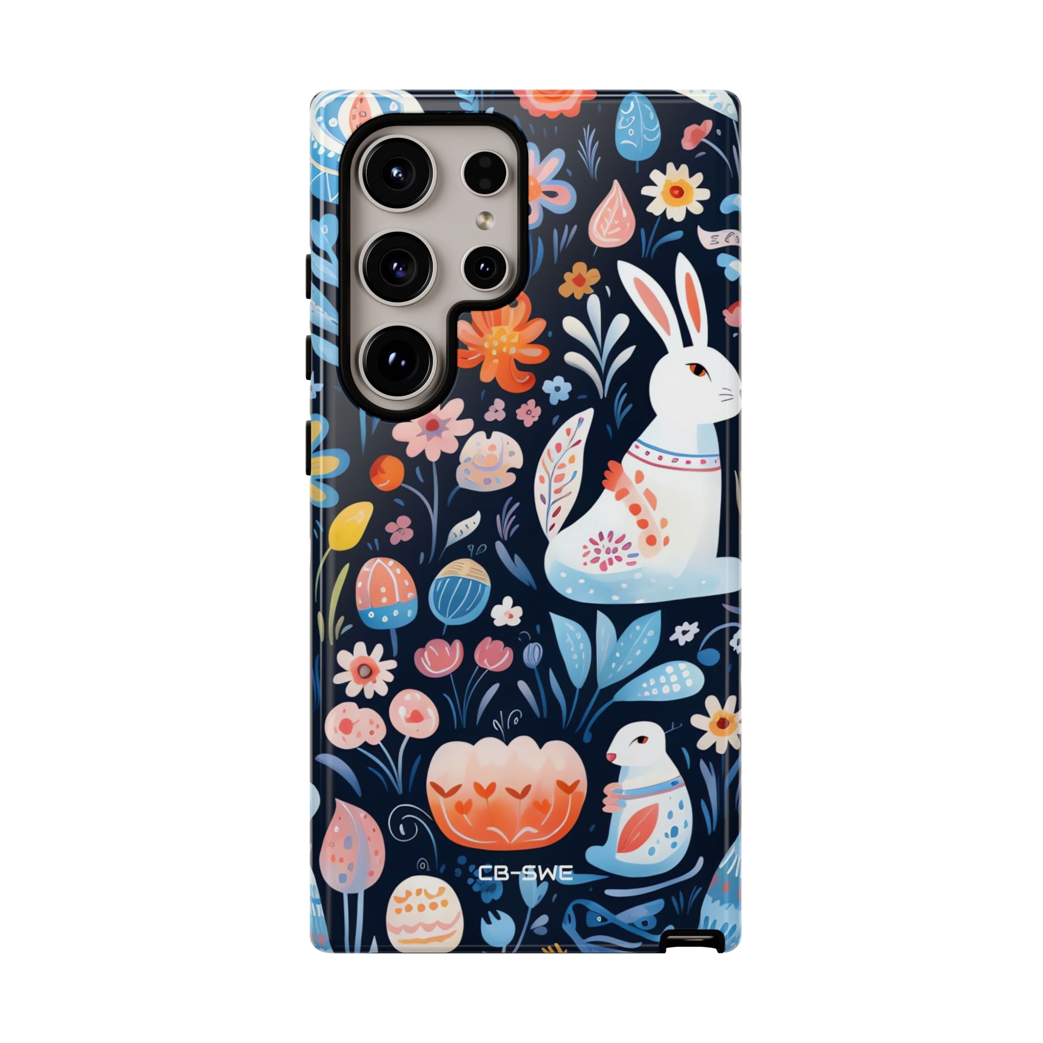 Bunnies Play Among Flowers - Samsung Case