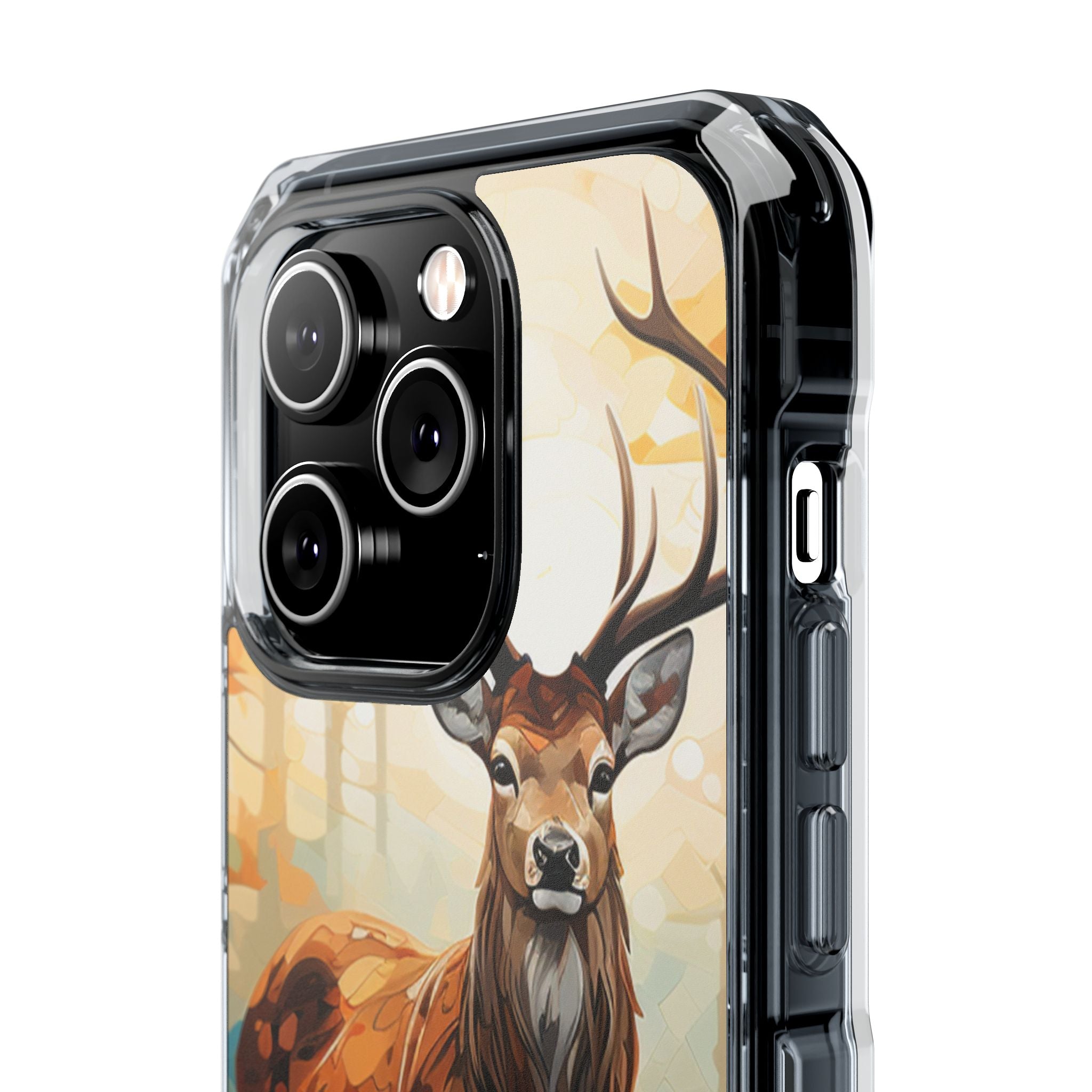 Glowing Stag iPhone 14 Pro Case - Impact