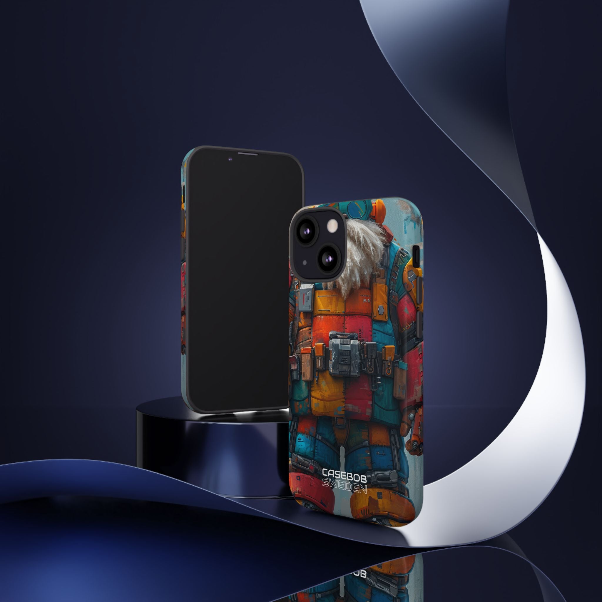Whimsical Robot Wanderer iPhone 13 - Tough