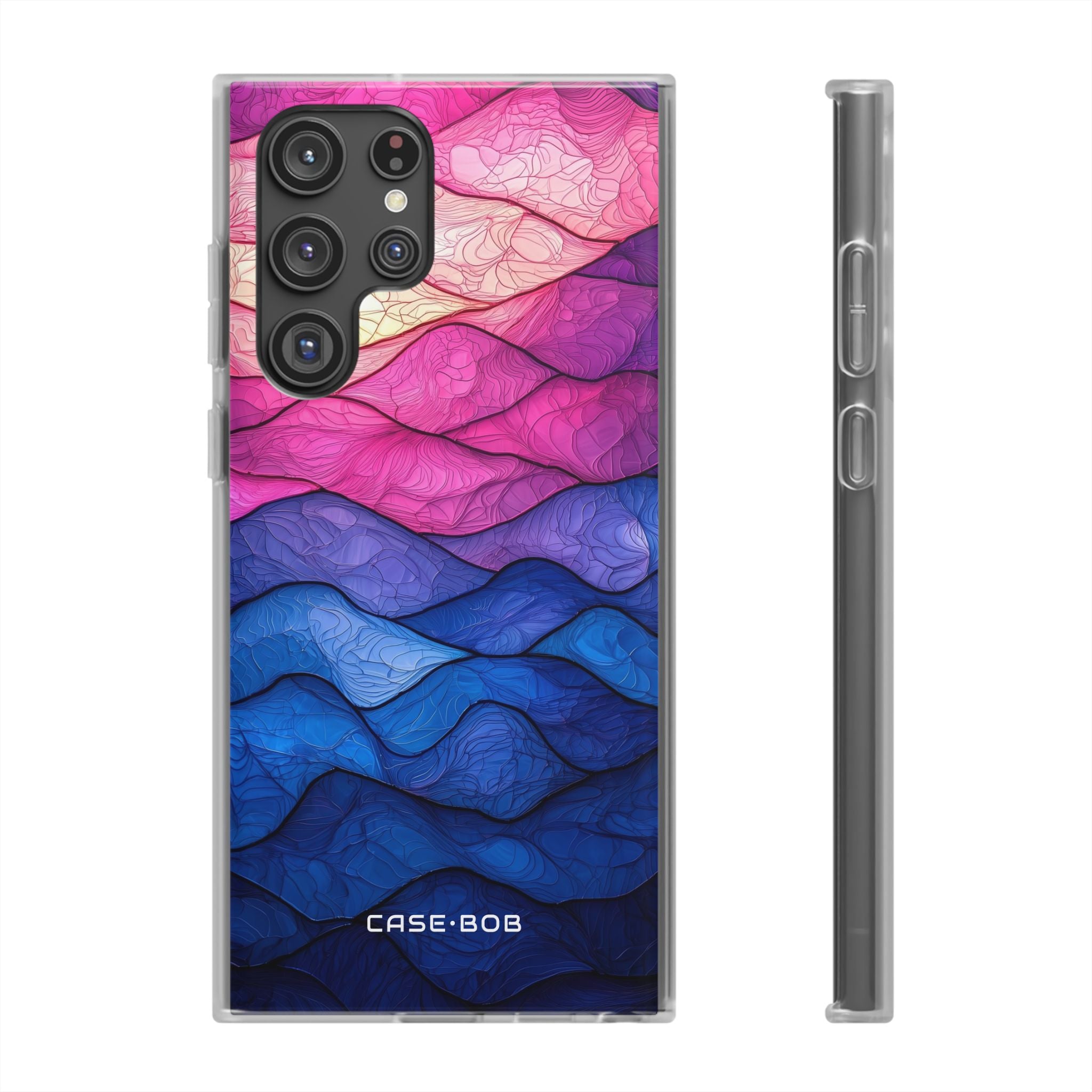 Wavy Vein Gradient Samsung S22 Ultra Case - Soft