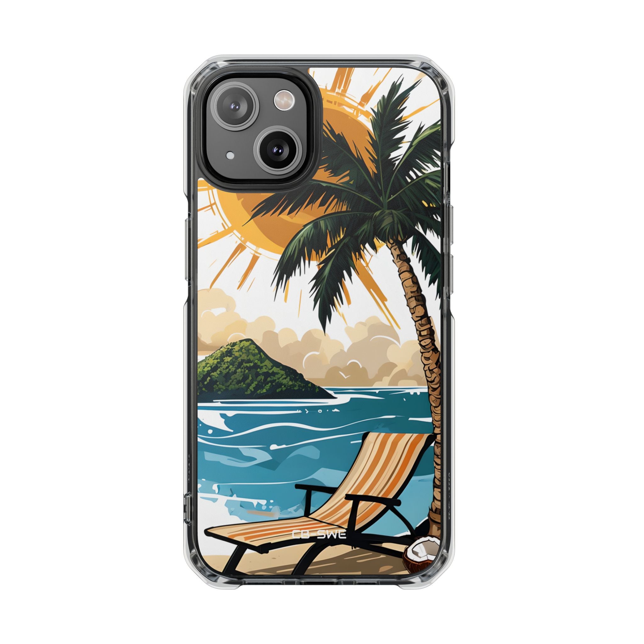 Sunny Tropical Escape iPhone Case - Impact