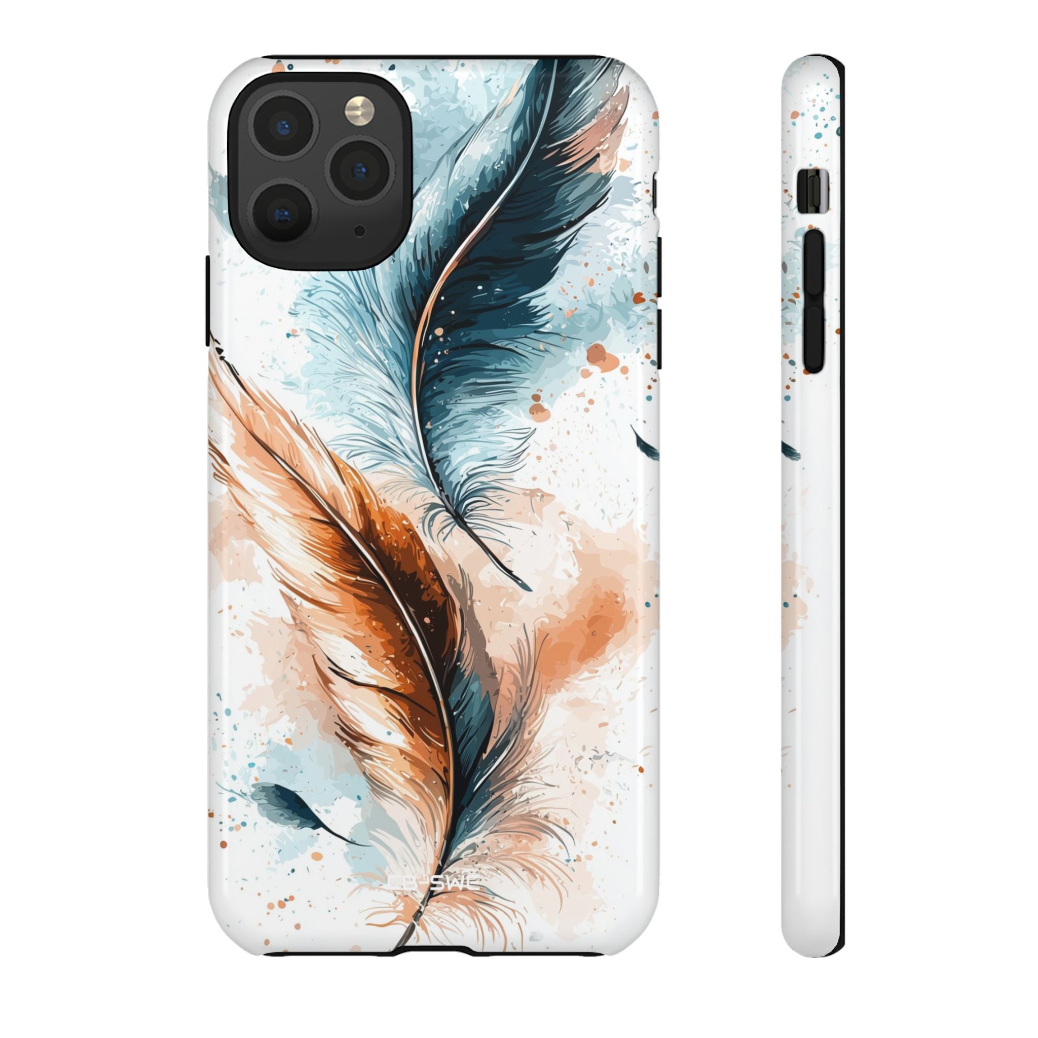 Feathers Dance Lightly - iPhone Case