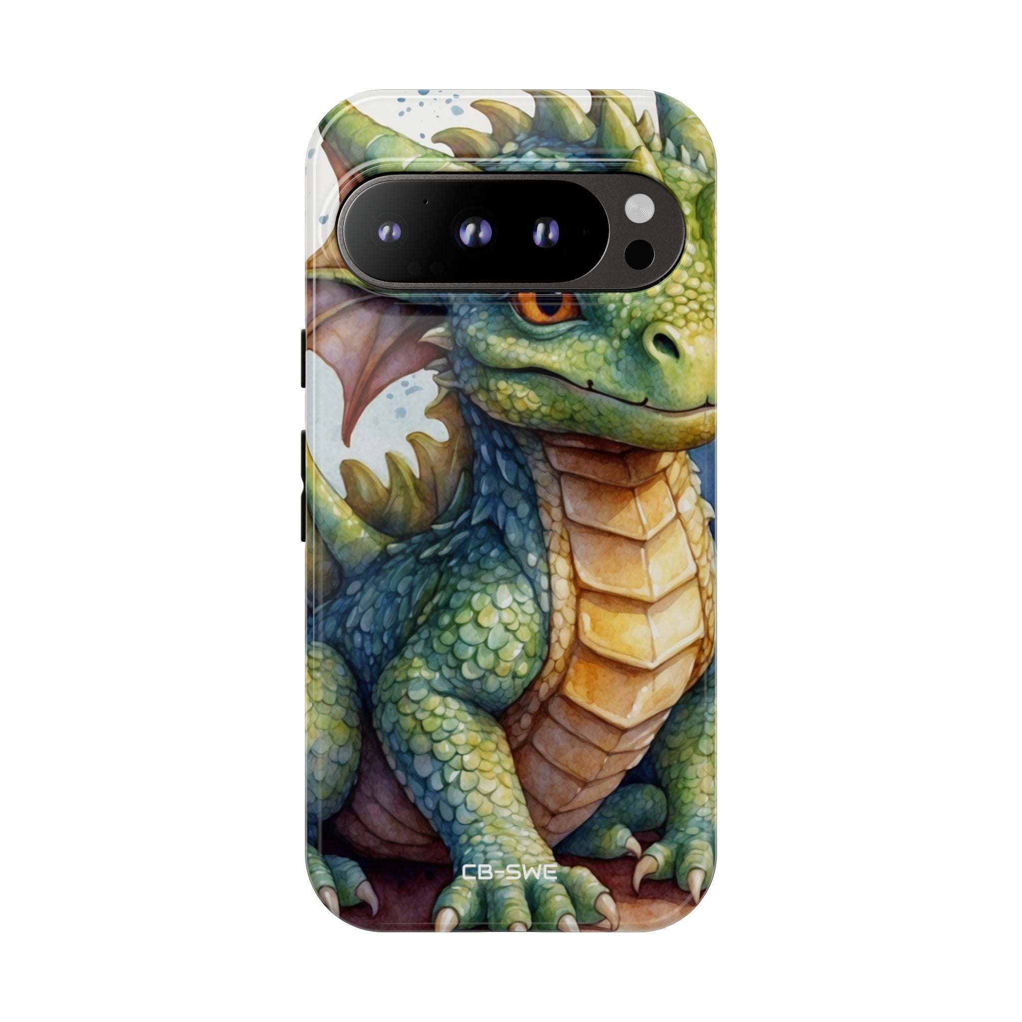 Green Dragon Smiles - Google Pixel Case