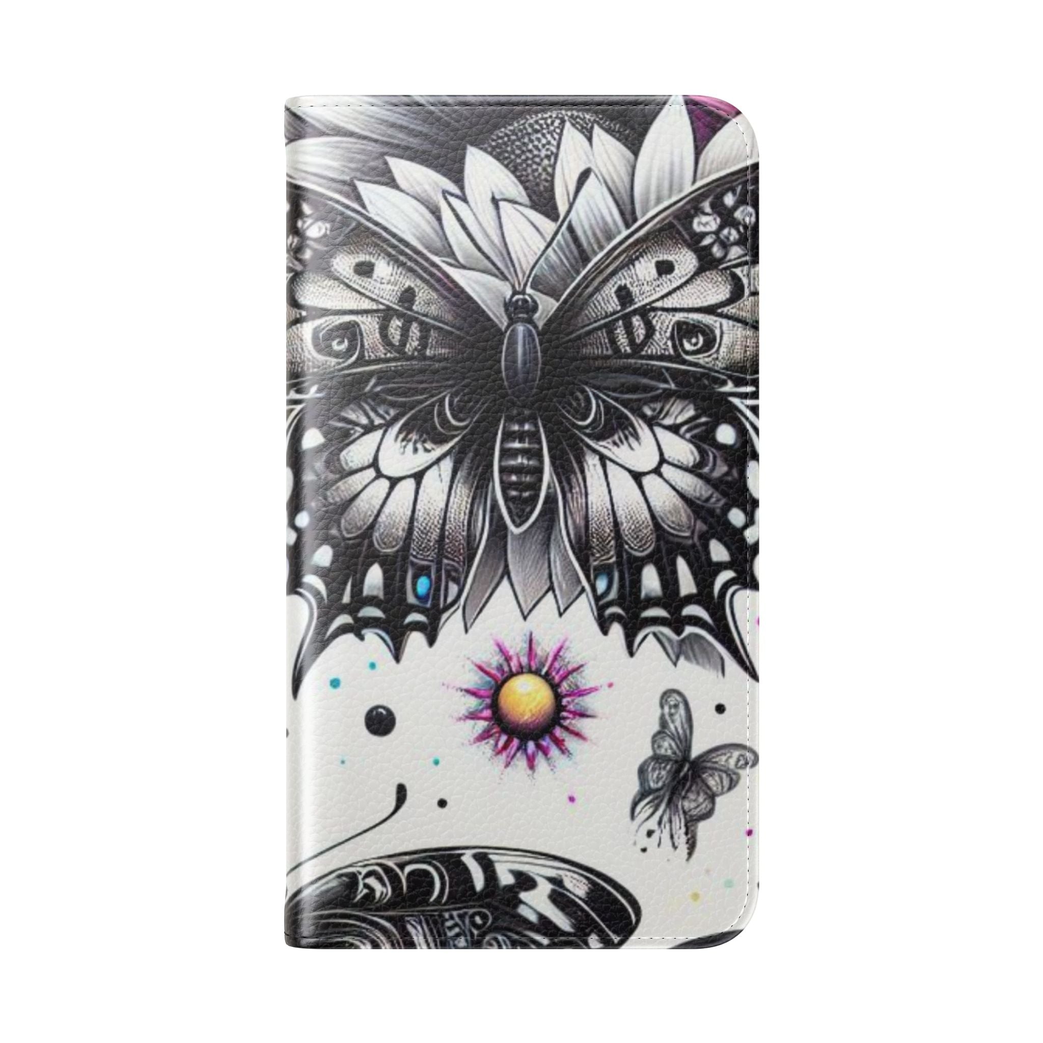 Monochrome Flutter - Samsung S23 Case - Wallet