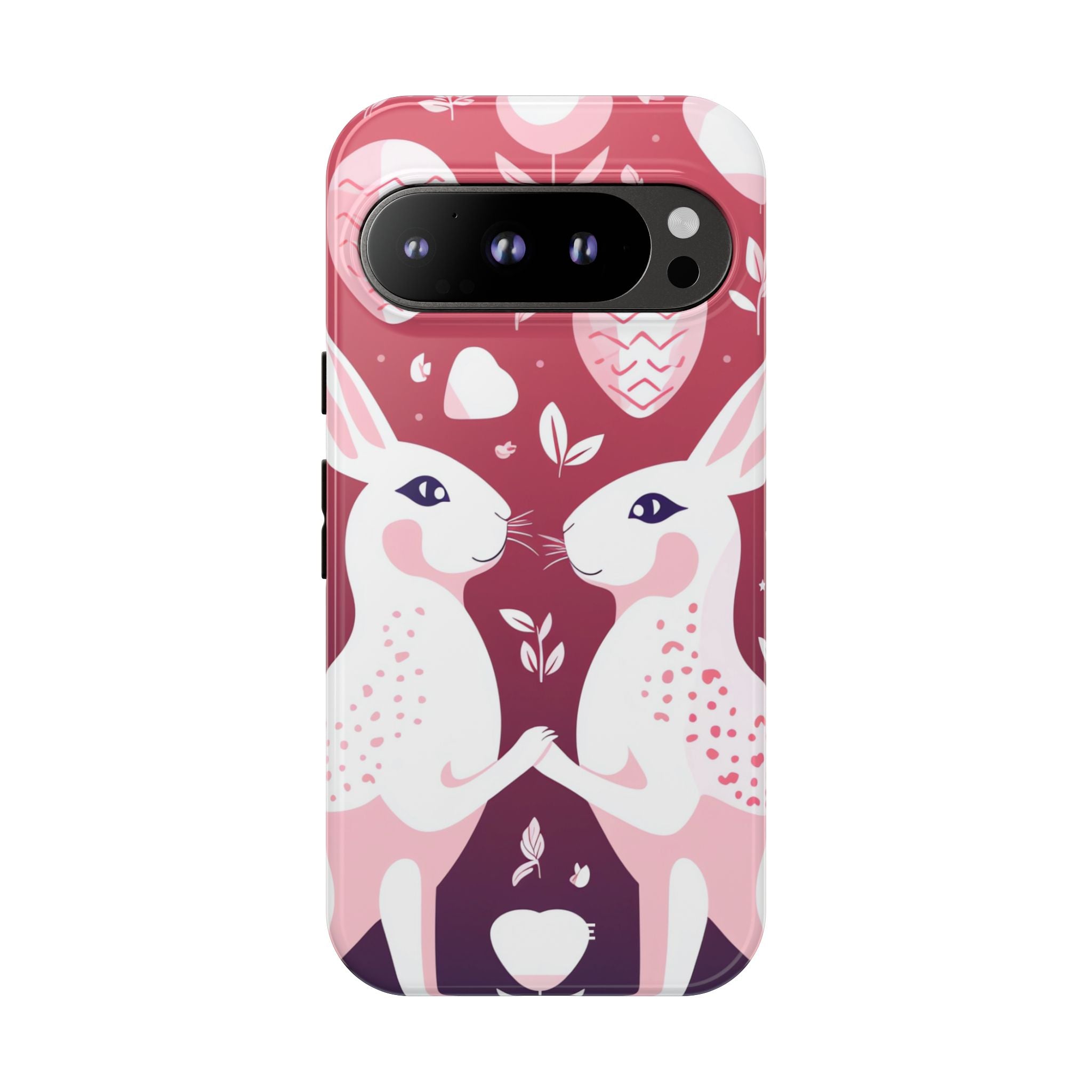 Rabbits Share Joy - Google Pixel Case
