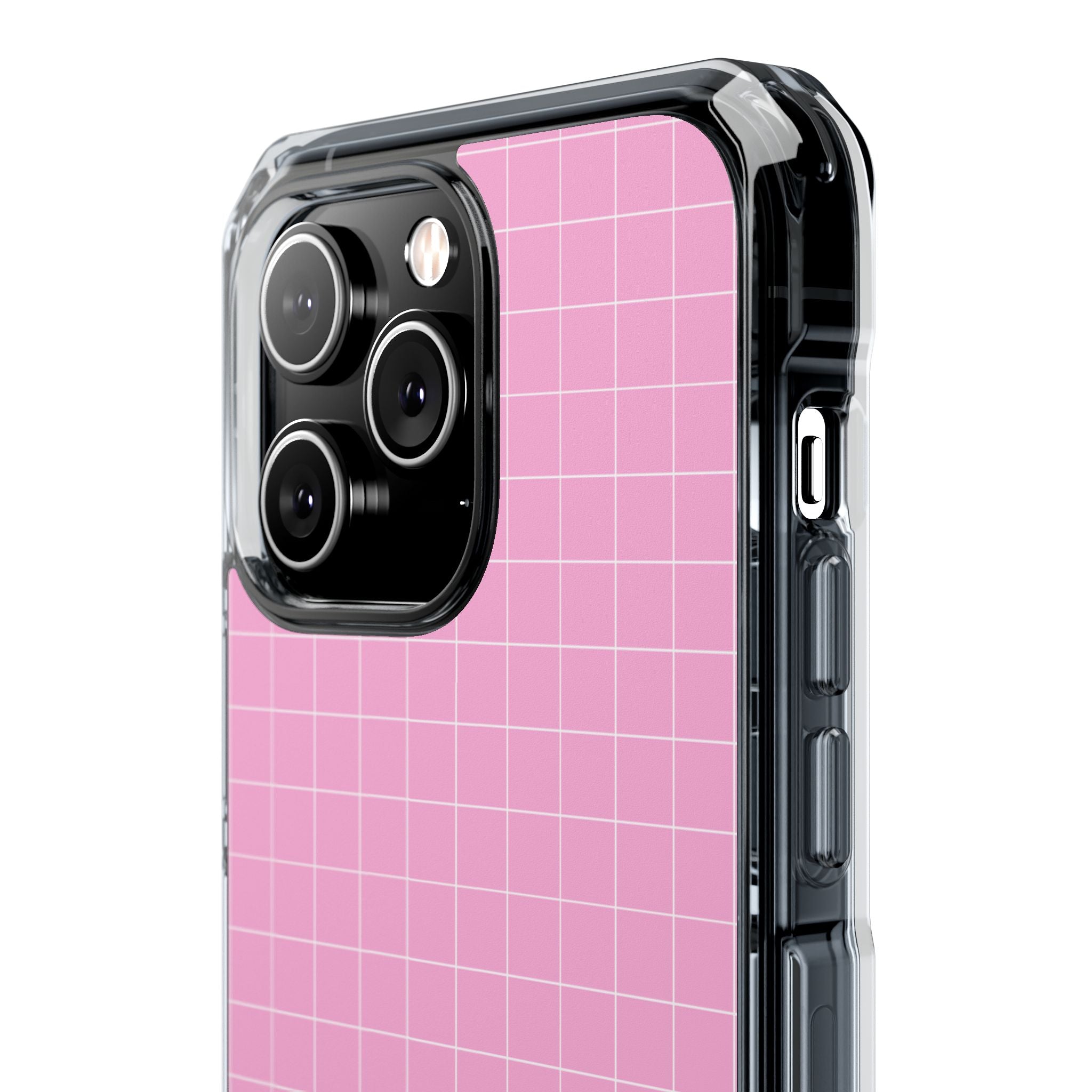 Pink Squares Align iPhone Case - Impact