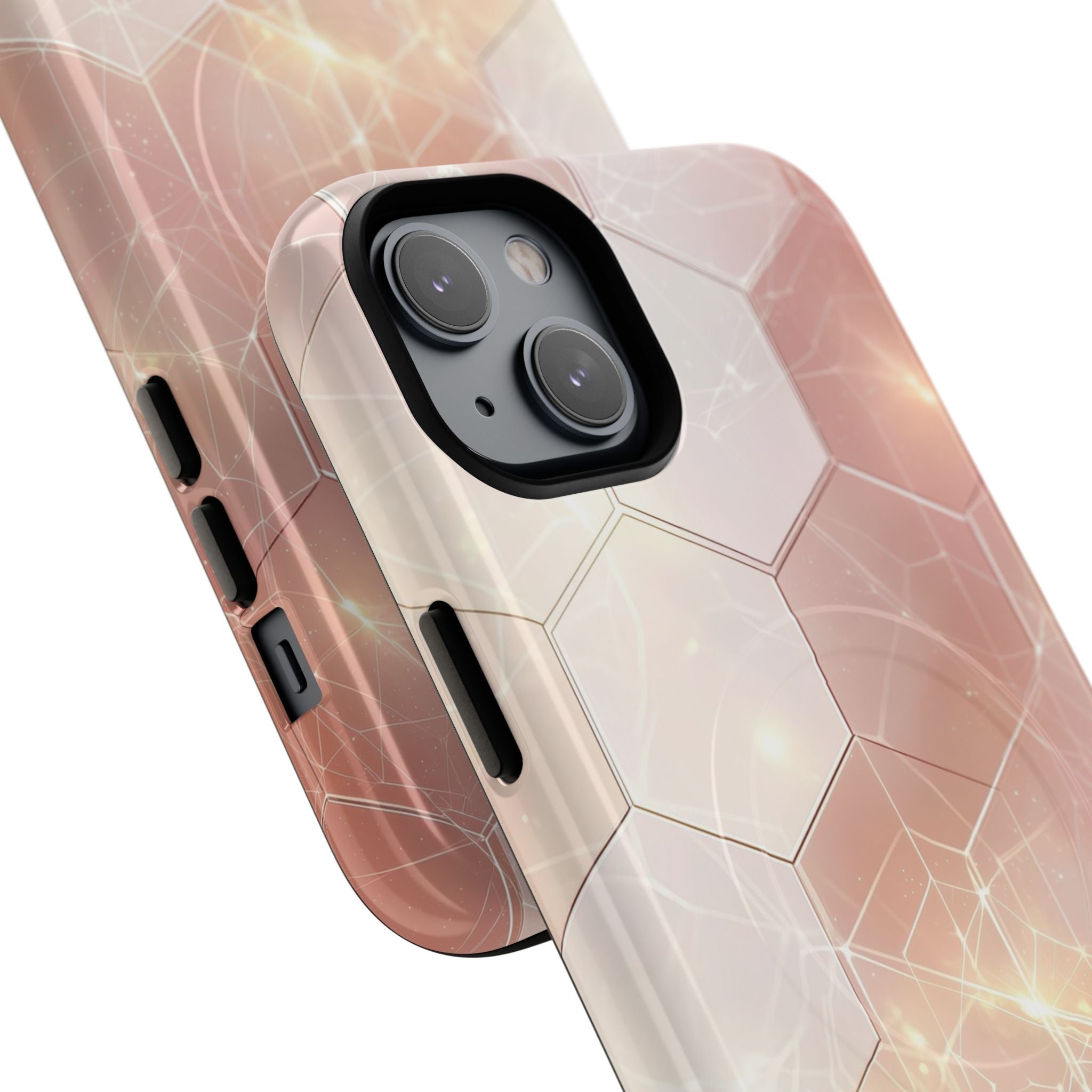 Honeycomb Glow iPhone 14 Plus Case - Tough+