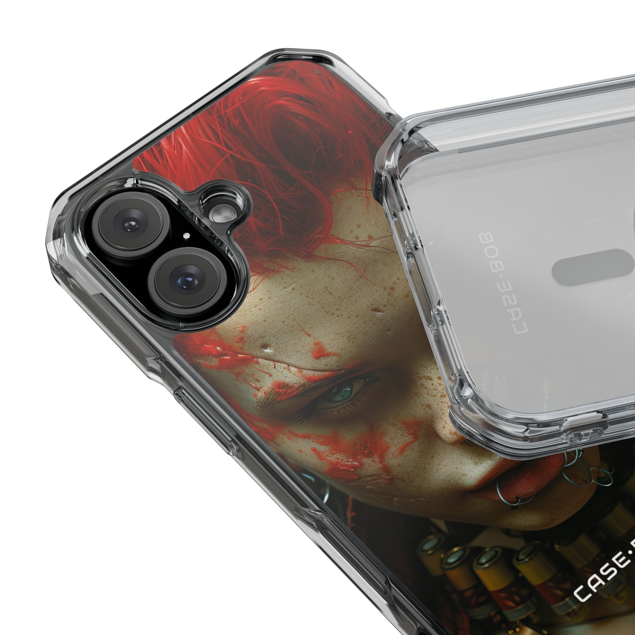 Red Spike Gaze iPhone 16 Case - Impact