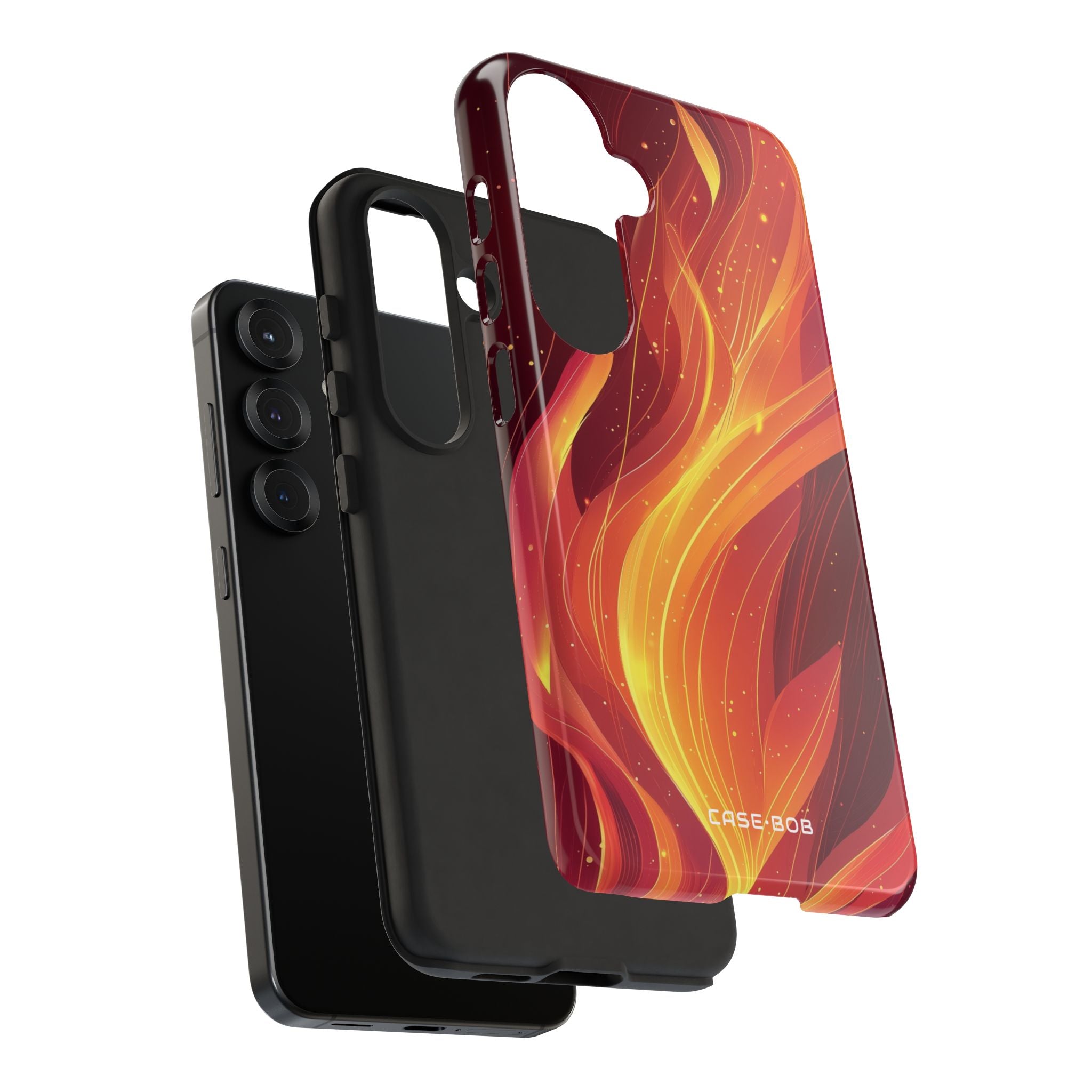 Flaming Flow Samsung S25 Case - Tough