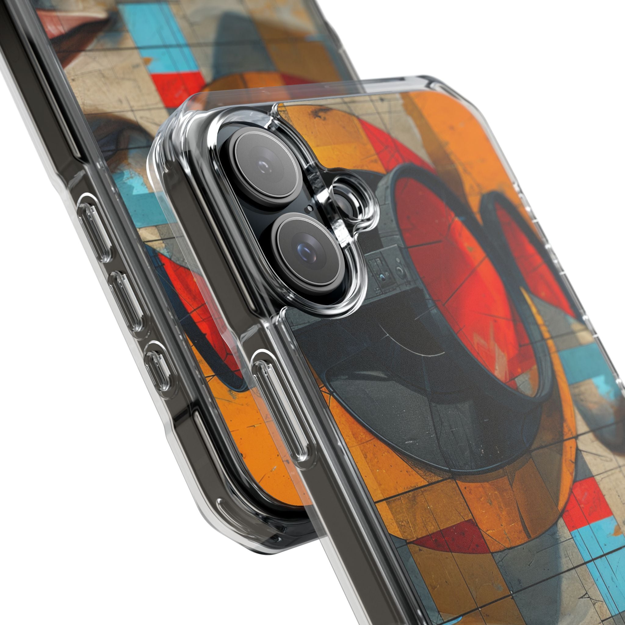 Futuristic Cubist Visions iPhone 16 - Impact Clear+