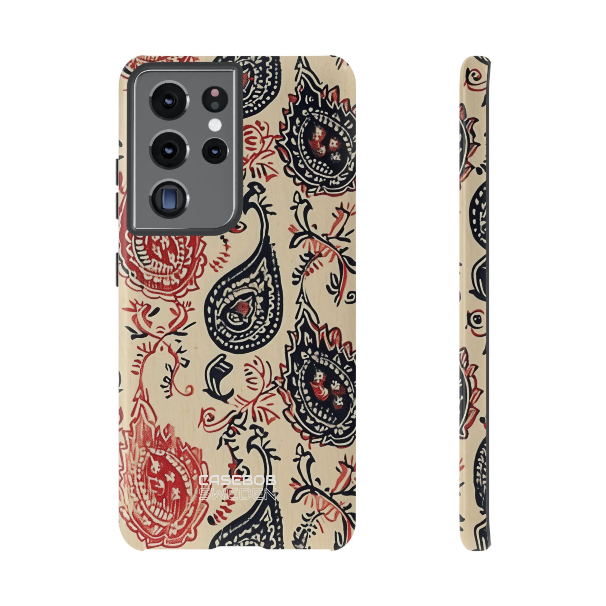 Navy Paisley Swirl Samsung S21 - Tough