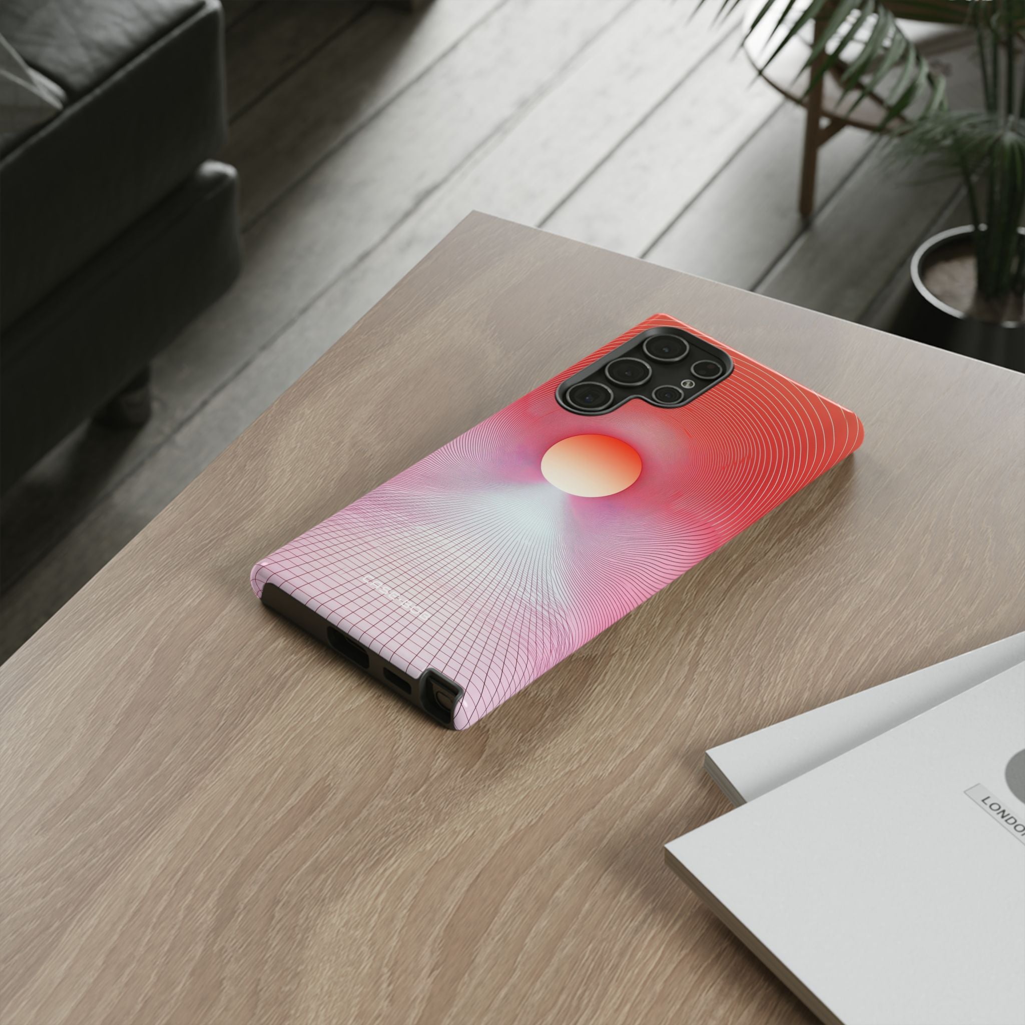 Orange Portal Samsung S22 Ultra Case - Tough