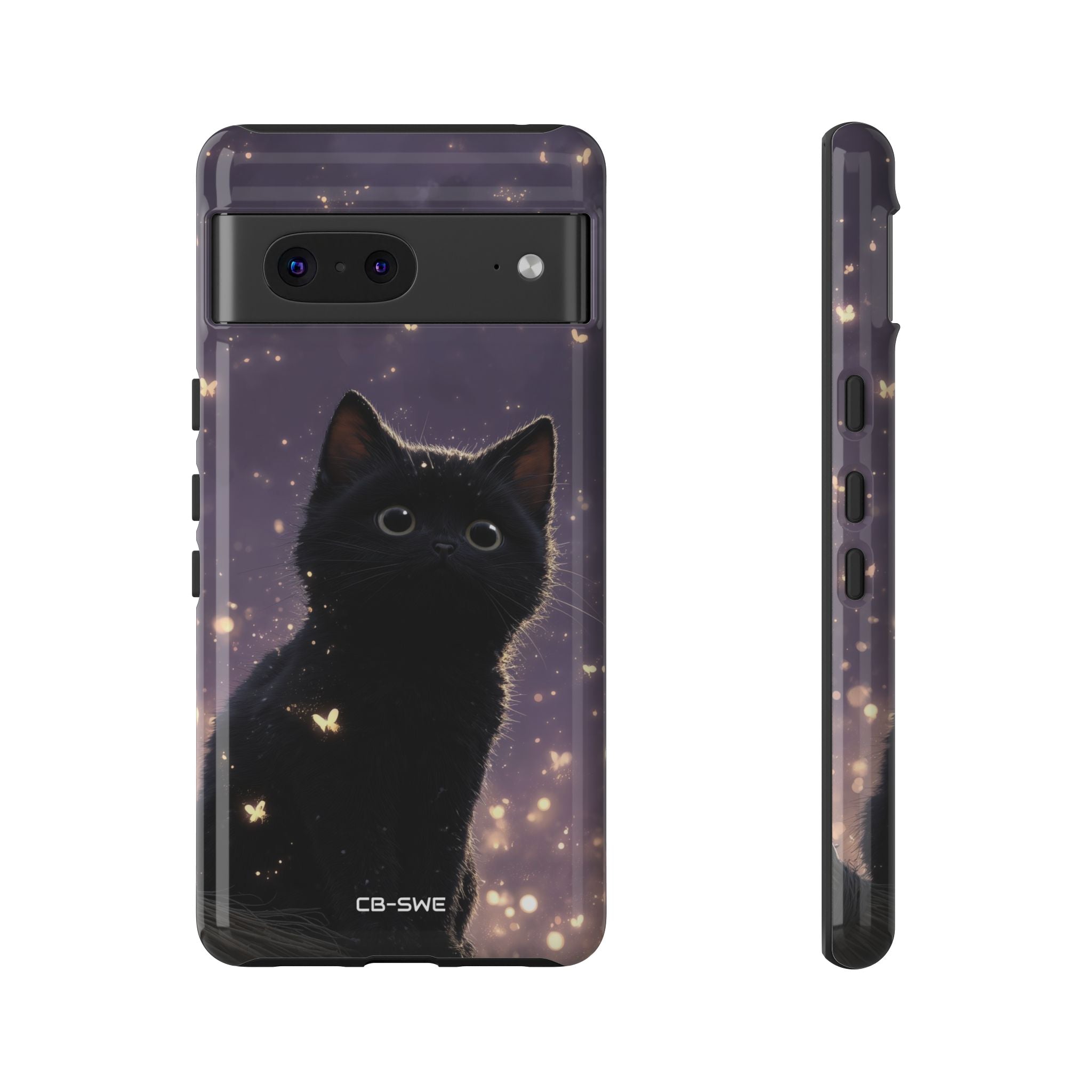Whimsical Cat Soars - Google Pixel Case