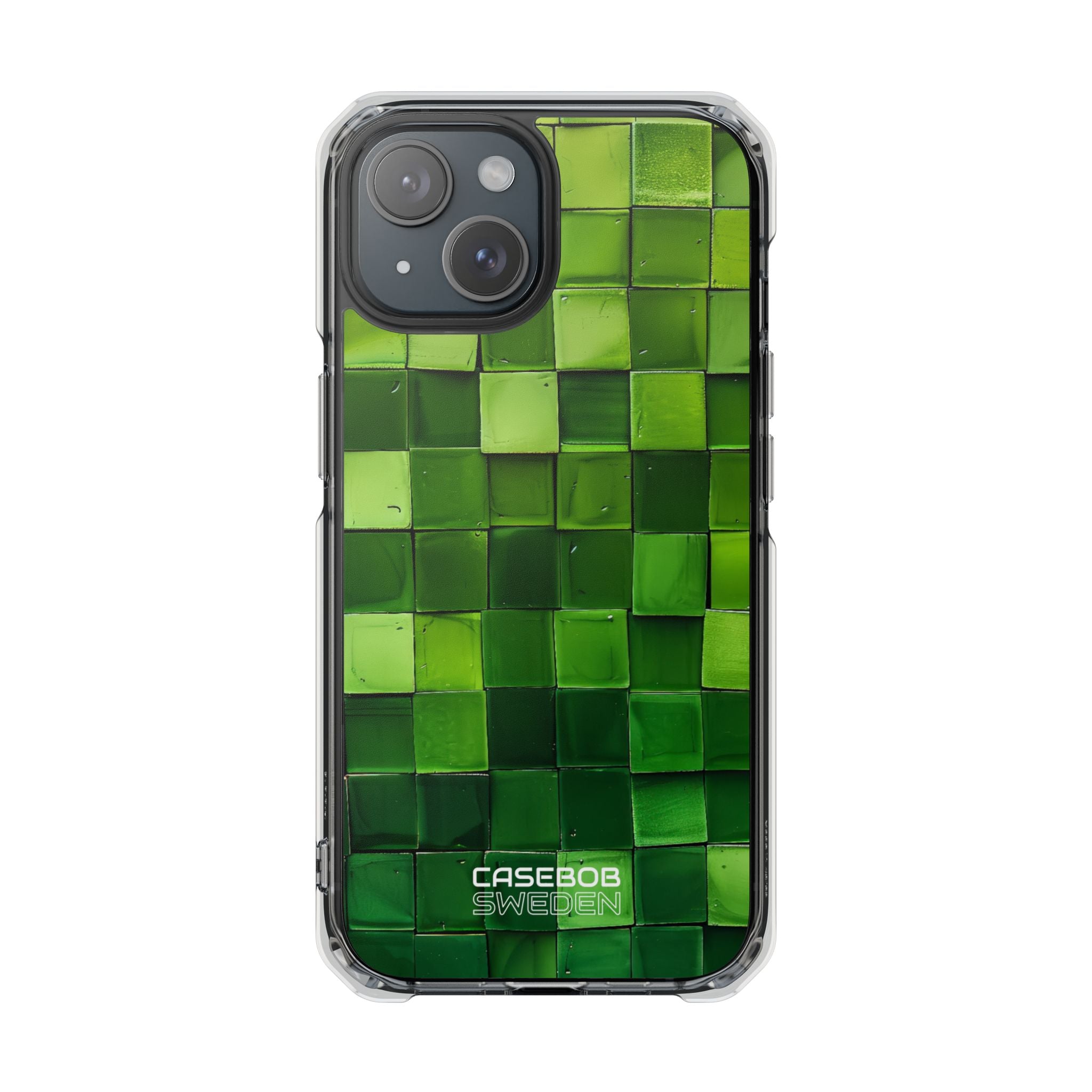 Green Tile Harmony iPhone 15 - Impact Clear+