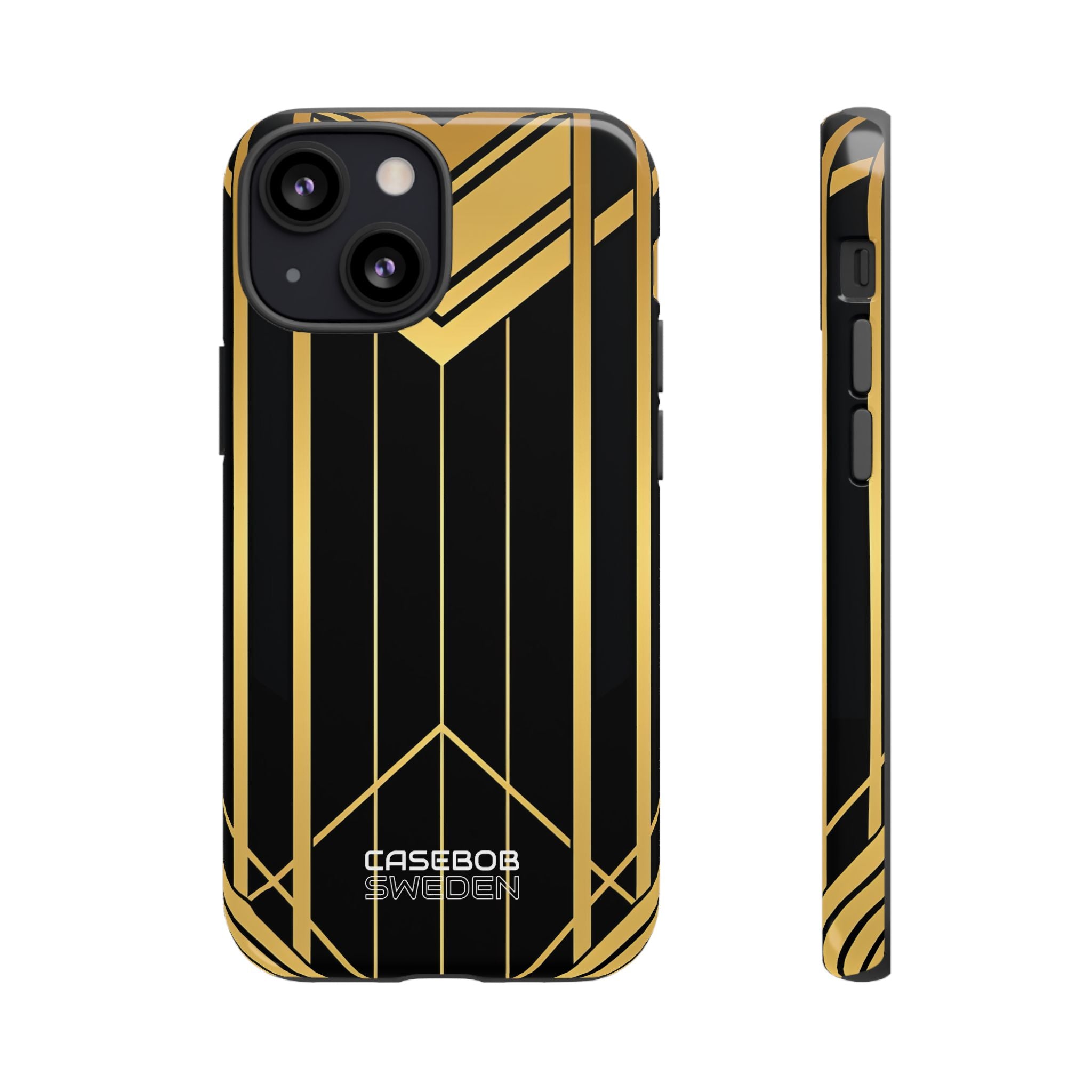 Golden Geometric Symphony iPhone 13 - Tough