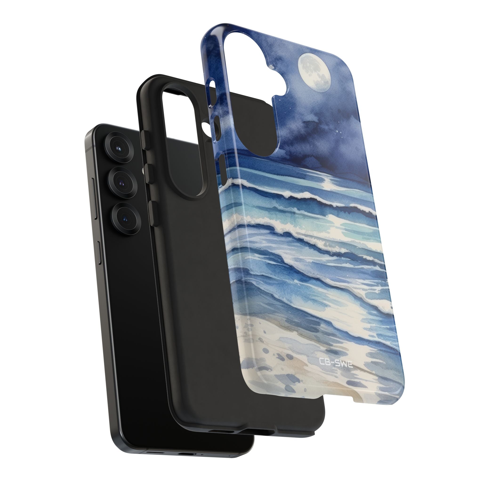 Moonlight Reflects Waves - Samsung Case