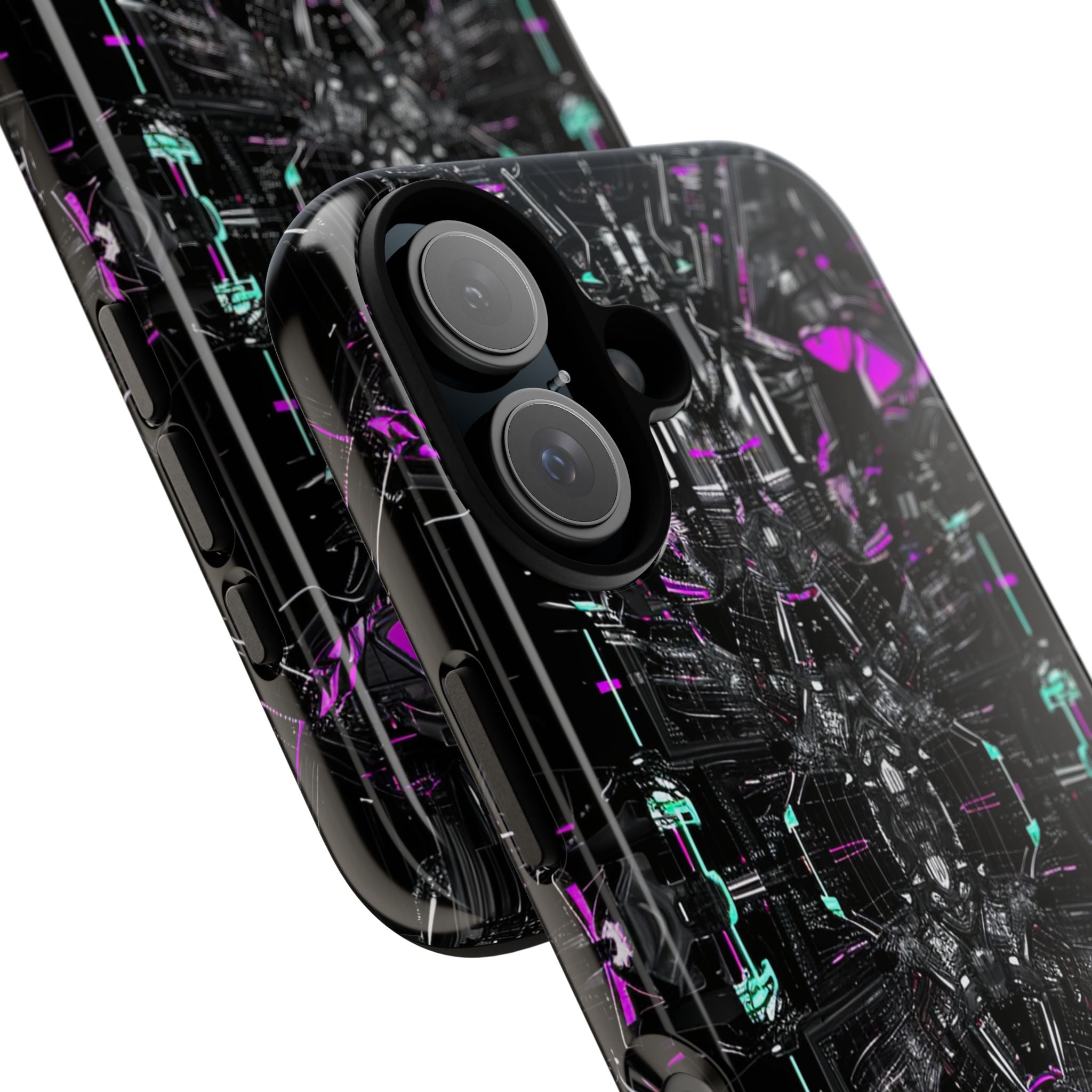 Cybernetic Neon Nexus iPhone 16 - Tough