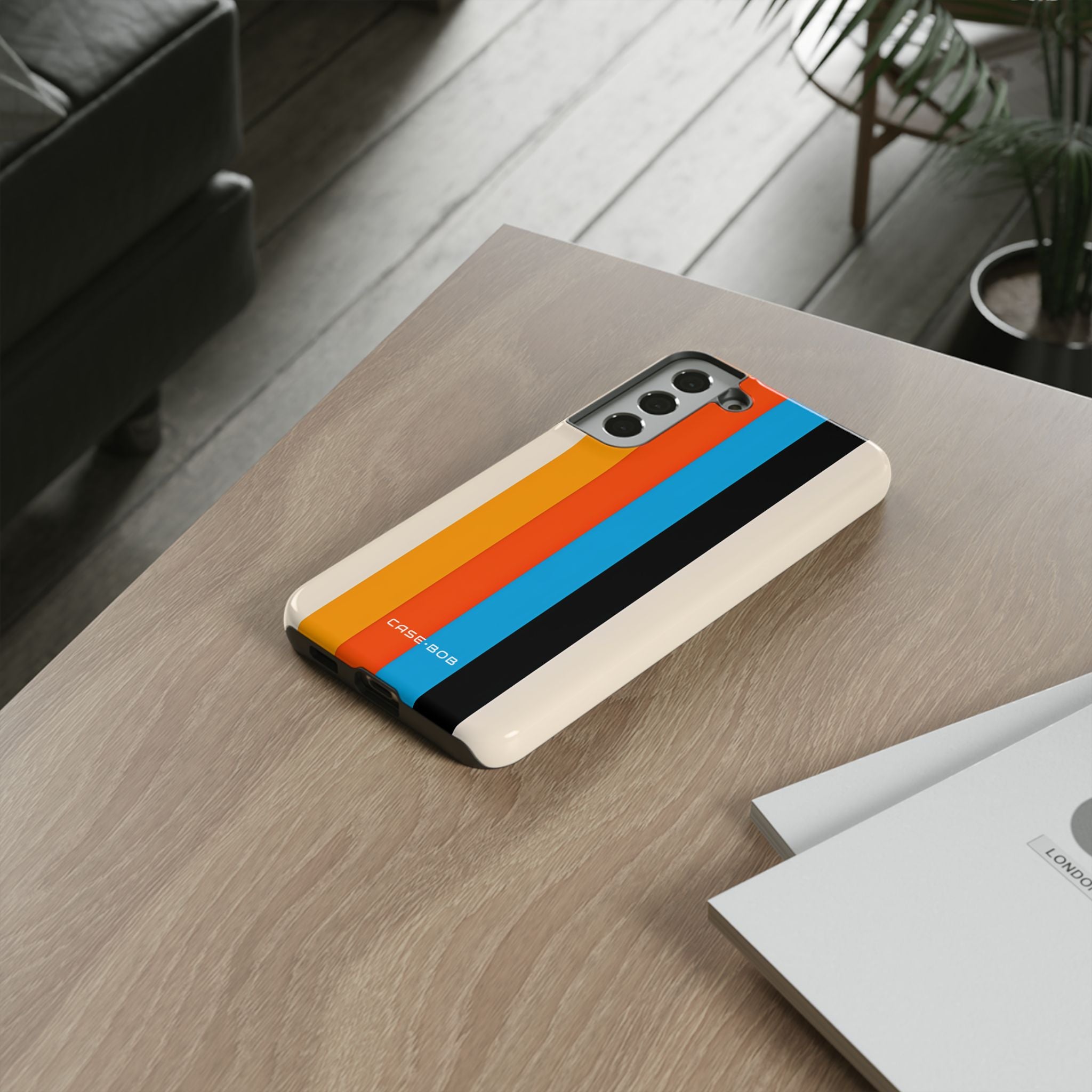 Vivid Stripe Harmony Samsung S22 Plus Case - Tough
