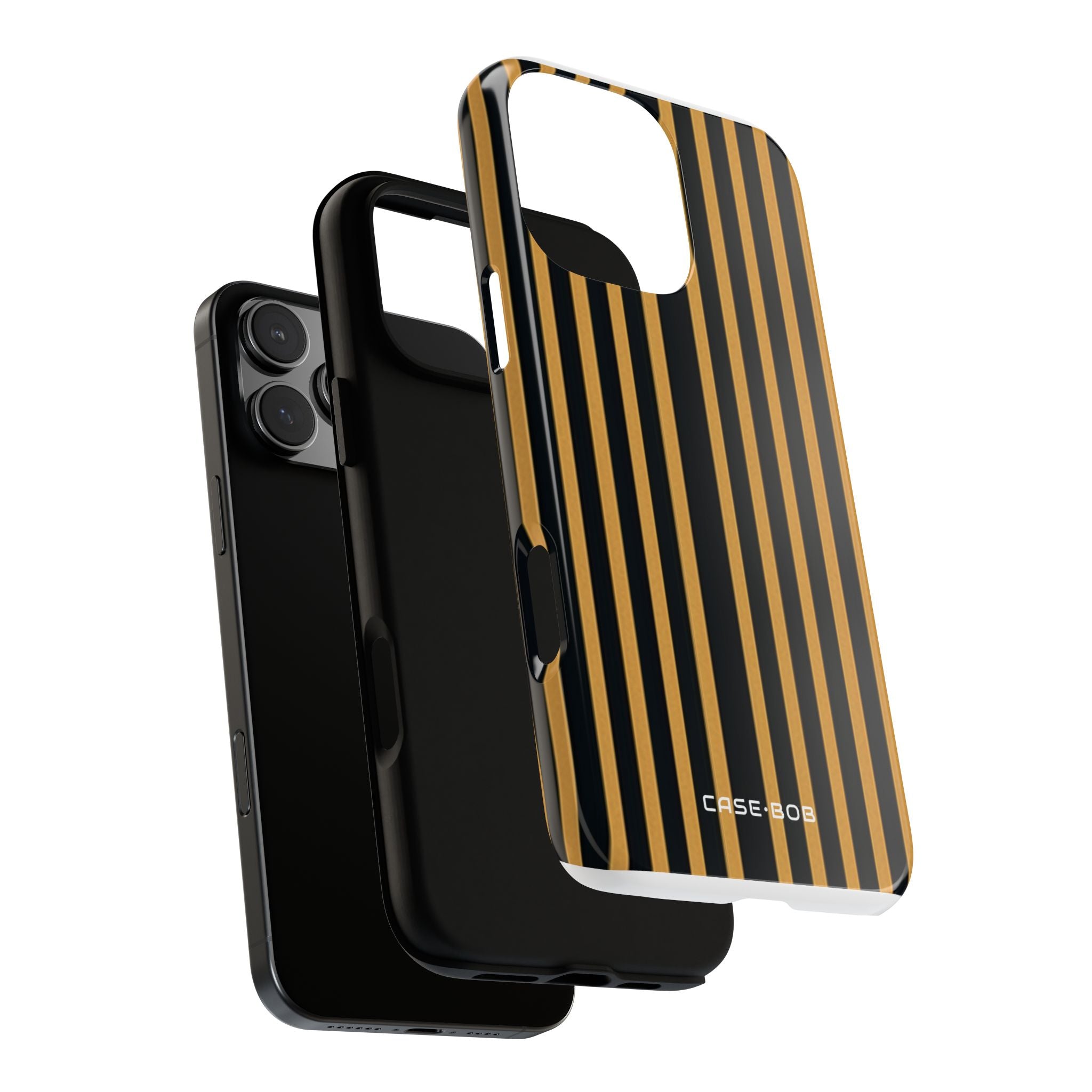 Golden Stripes iPhone 16 Pro Max Case - Tough
