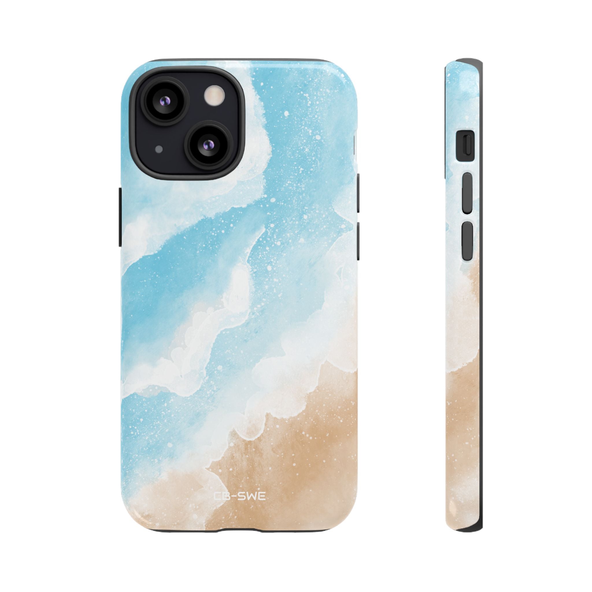 Serene Coastal Whispers - iPhone Case