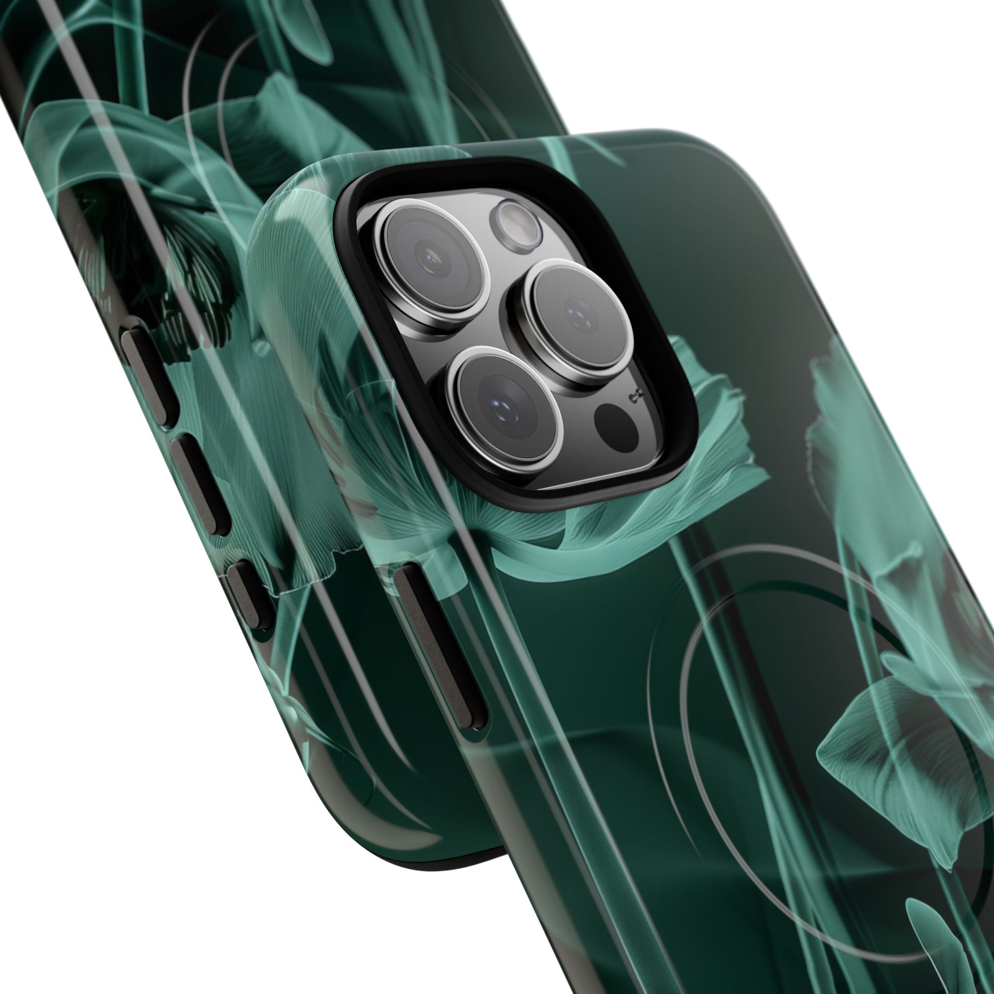 Teal Bloom Radiance iPhone 16 - Tough+