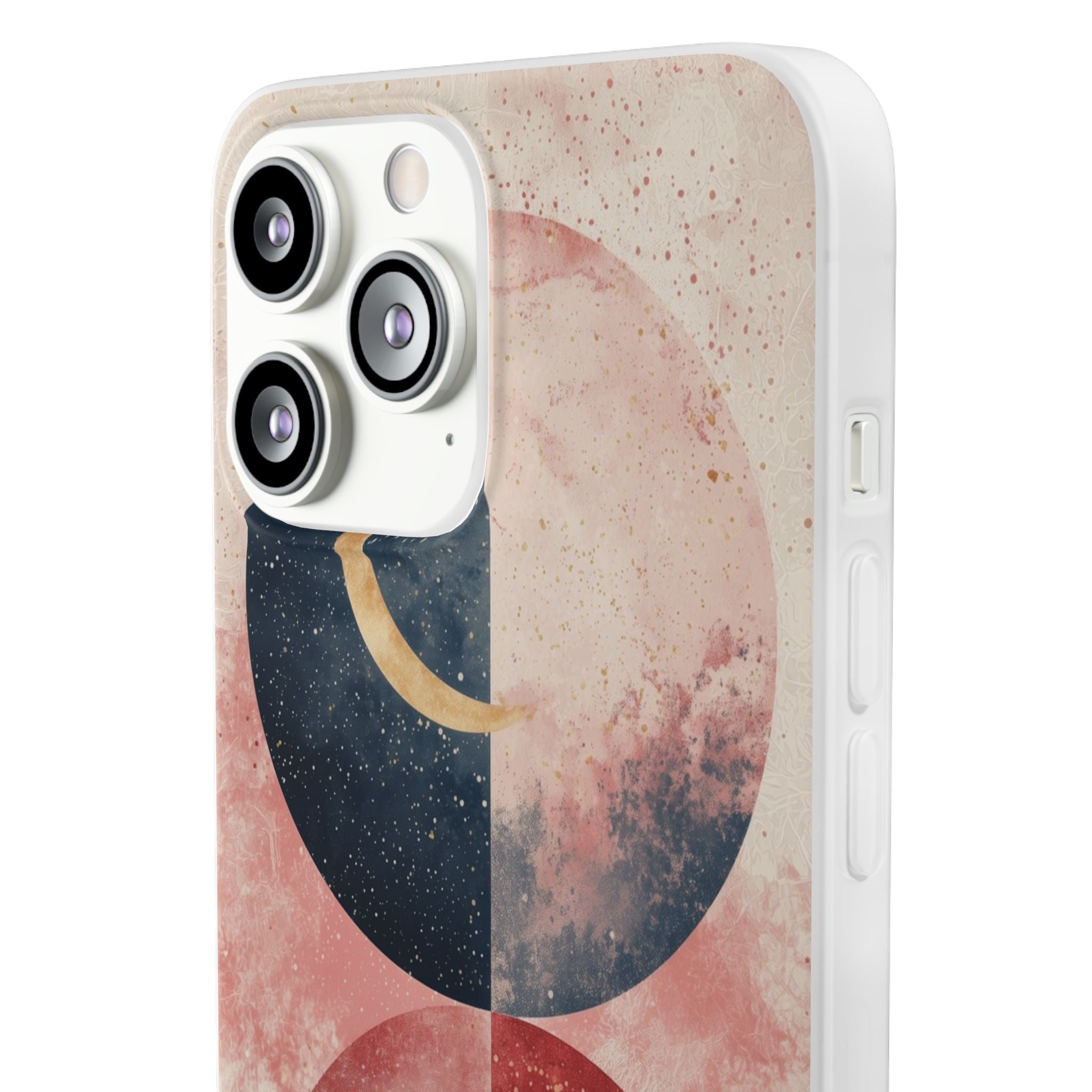 Golden Crescent Circles iPhone 13 Pro Max - Soft