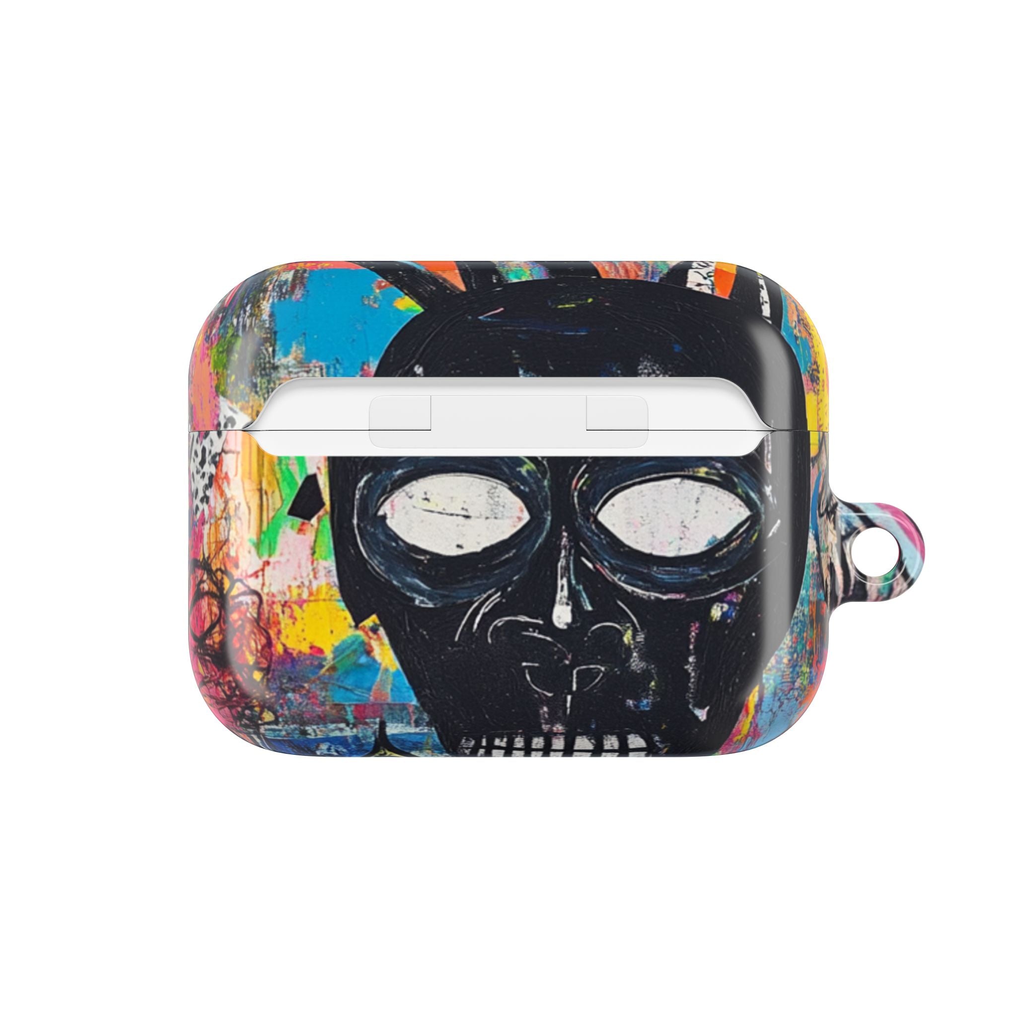 Neon Skull Burst - AirPods Case