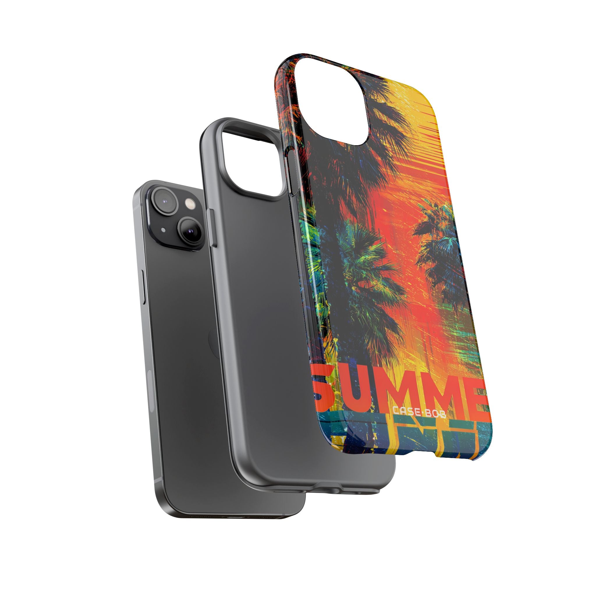 Tropical Sunburst iPhone 14 Plus Case - Tough