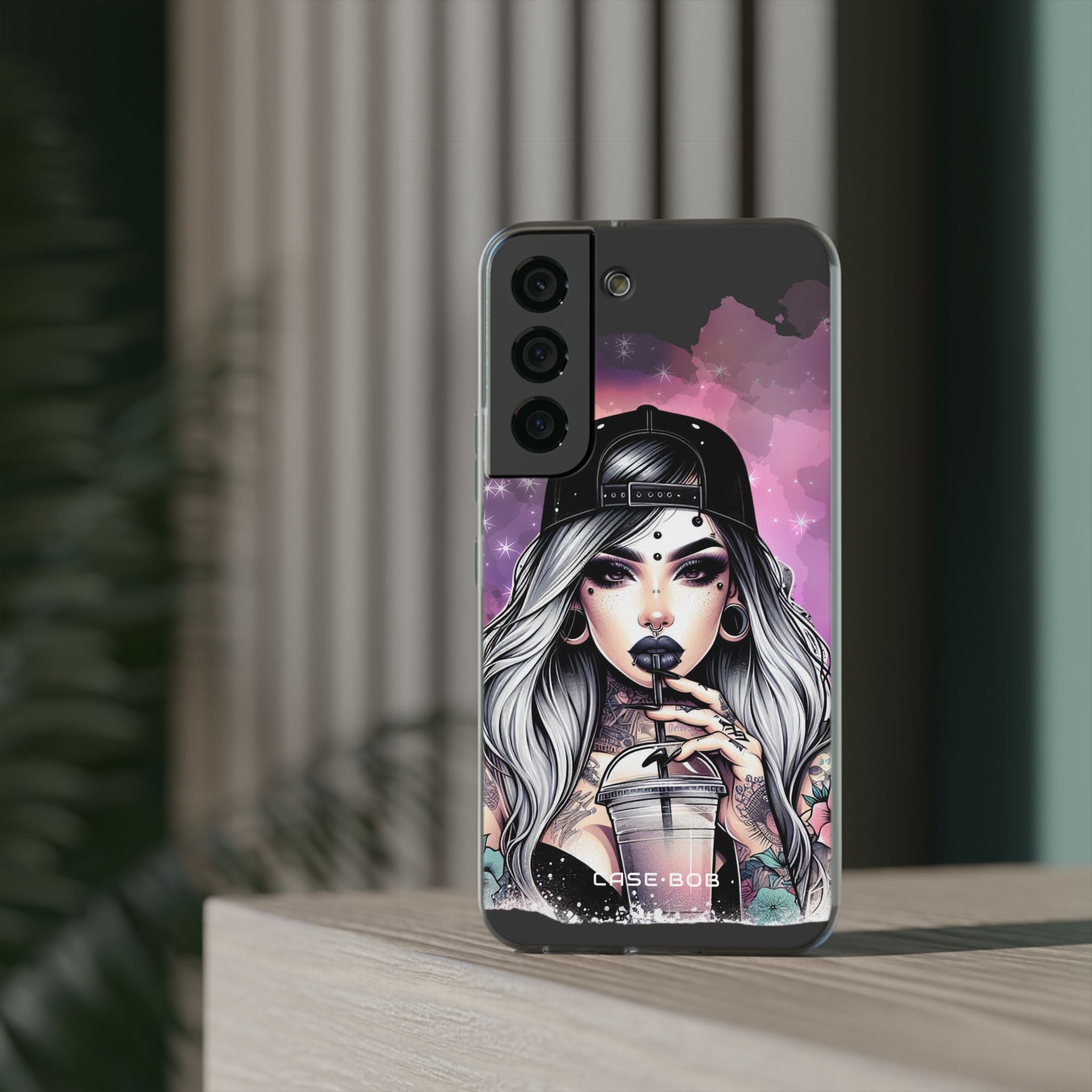 Silver Sip Nebula Samsung S22 - Soft