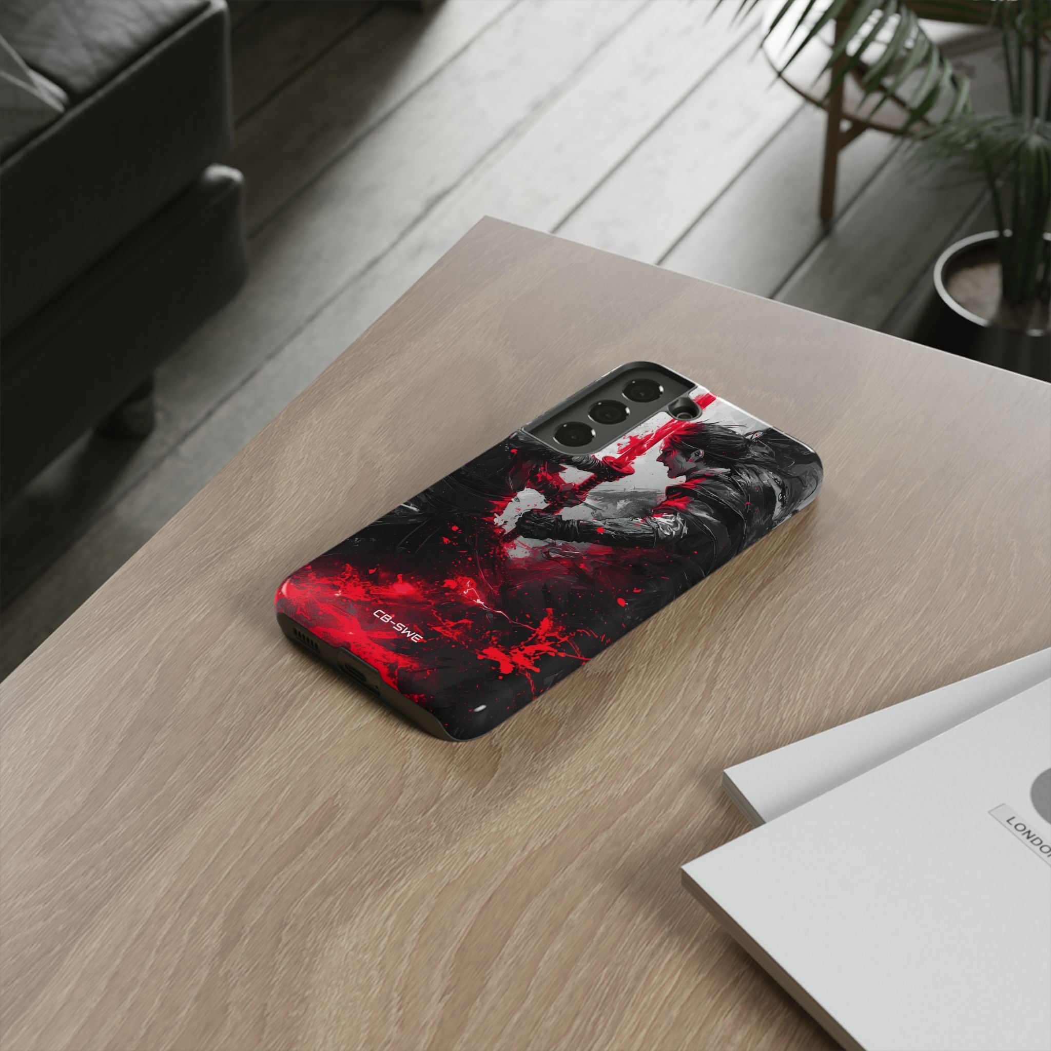 Crimson Blade Clash - Samsung Case