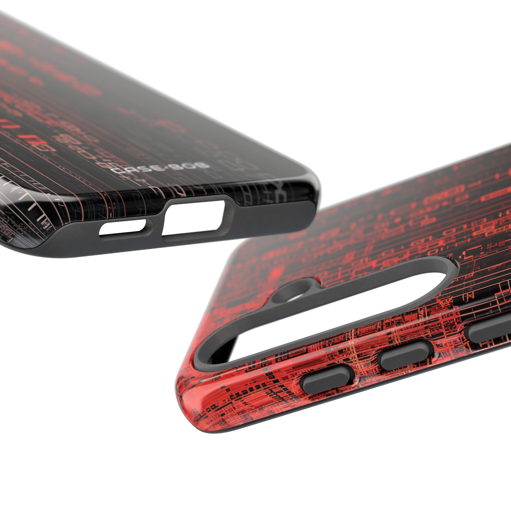 Crimson Glyphs Samsung S25 Case - Tough