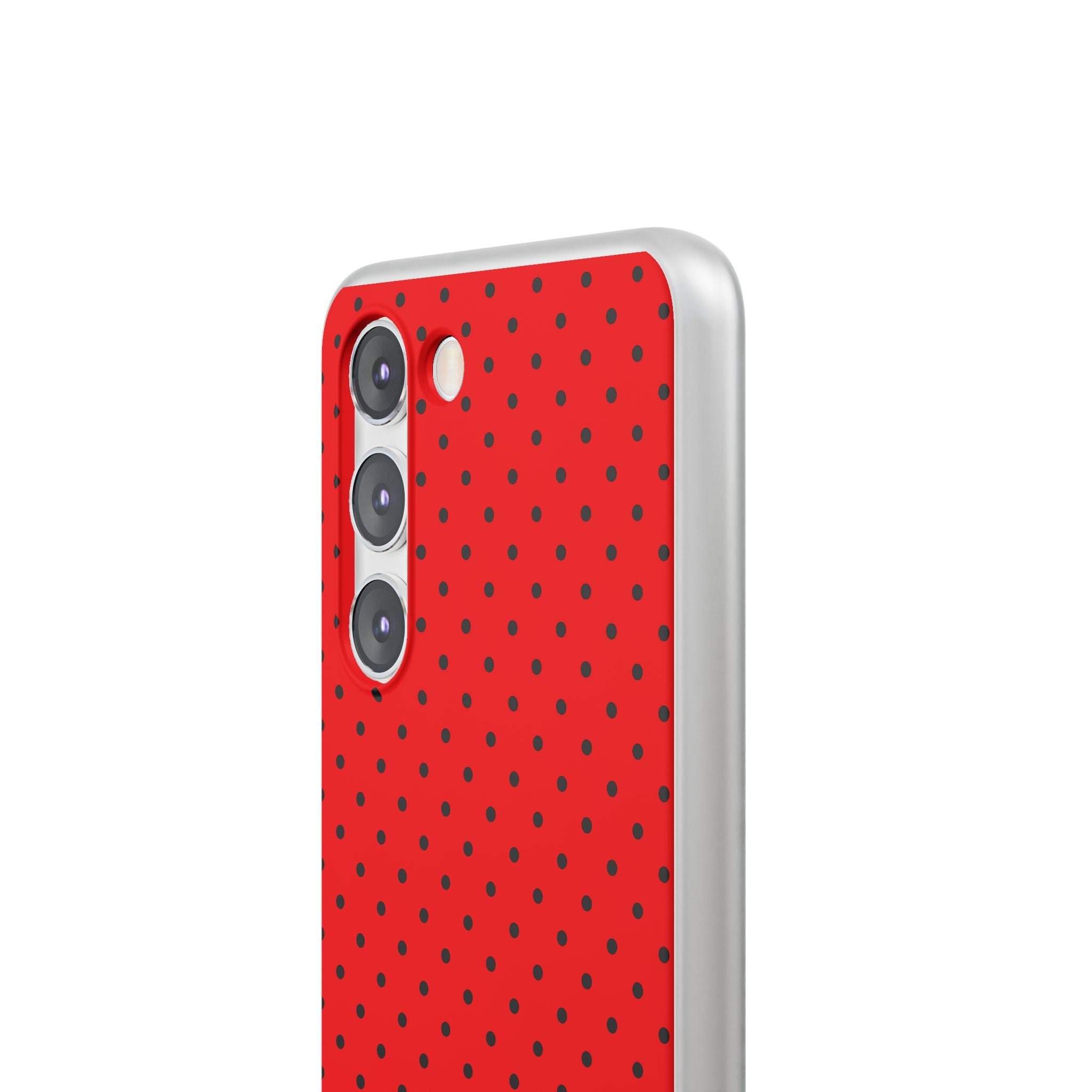Crimson Dot Matrix Samsung S23 Case - Soft
