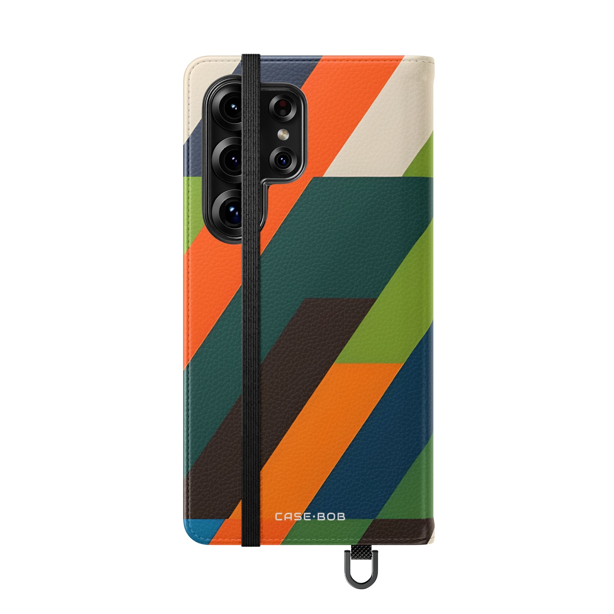 Zigzag-raitoja - Samsung S25 Ultra Case - Lompakkotyyppinen