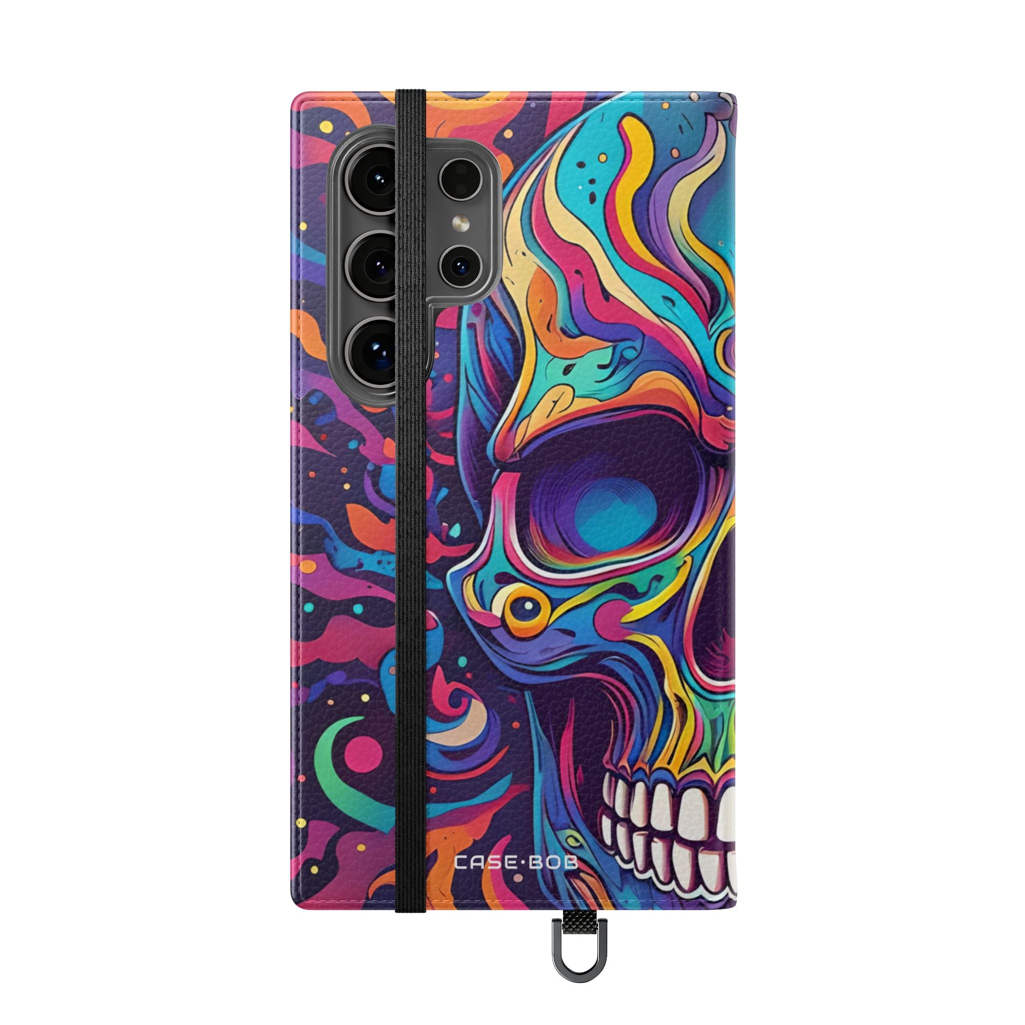 Psychedelic Skull - Samsung S24 Ultra Case - Wallet