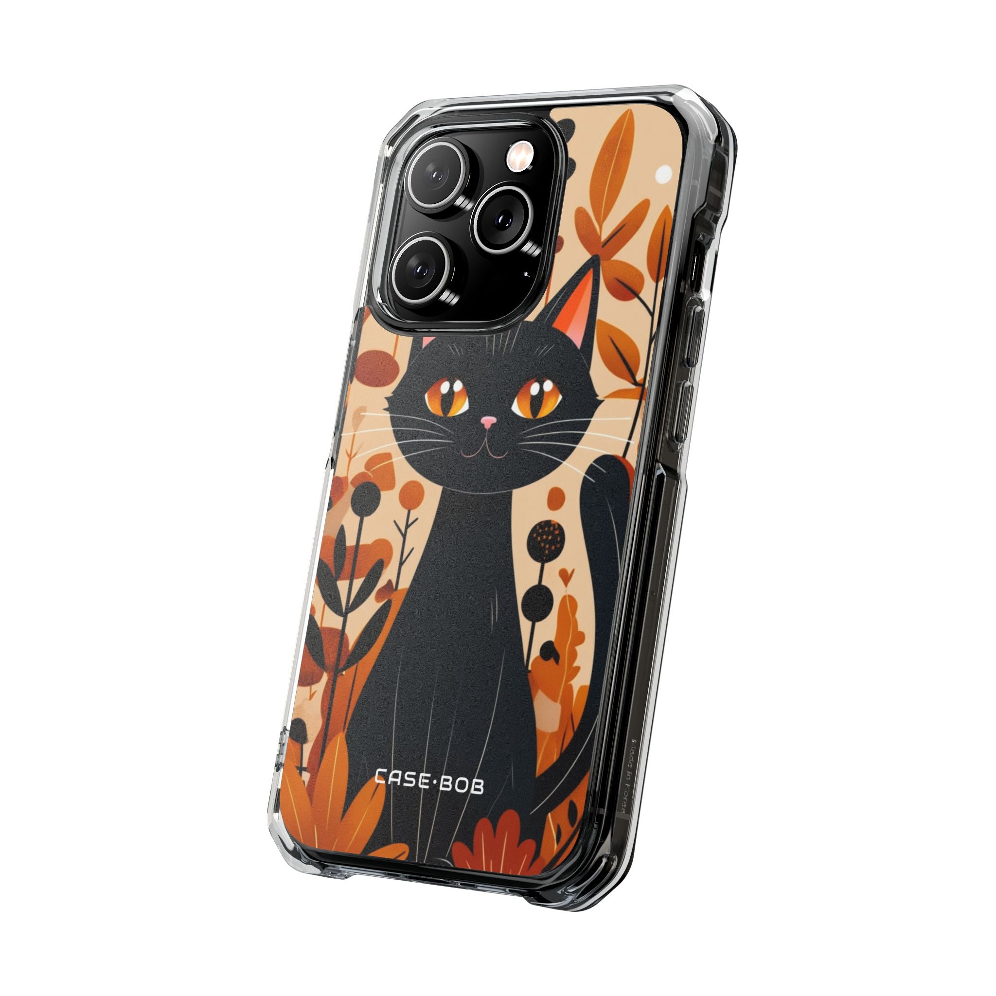 Black Cat Glow iPhone 14 Pro Case - Impact