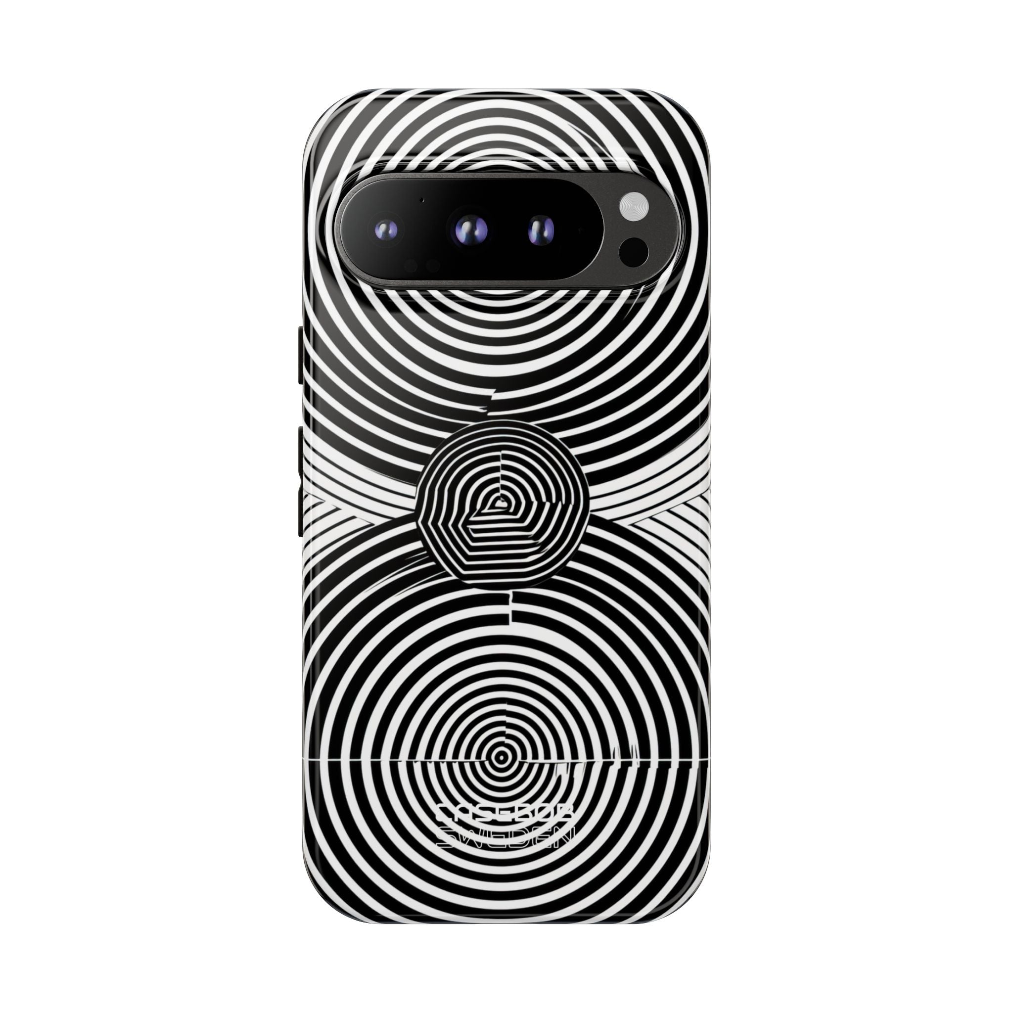 Monochrome Spiral Motion Google Pixel 9 - Tough