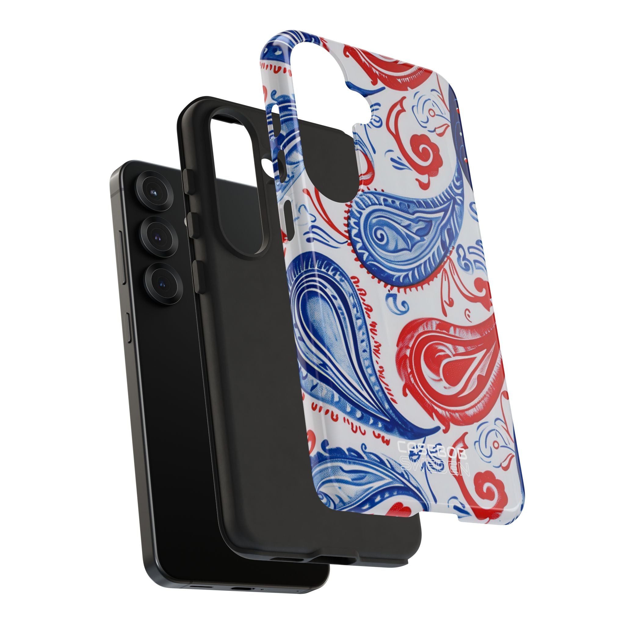 Levendige Paisley Swirls Samsung S25 - Tough