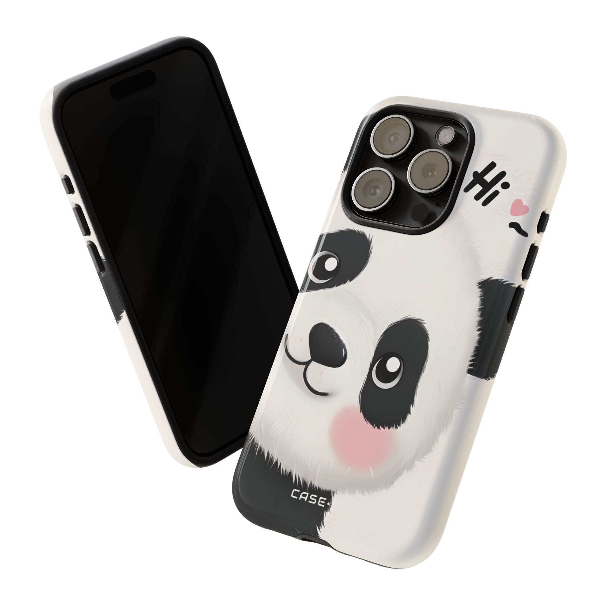 Panda Glow iPhone 15 Pro Case - Tough