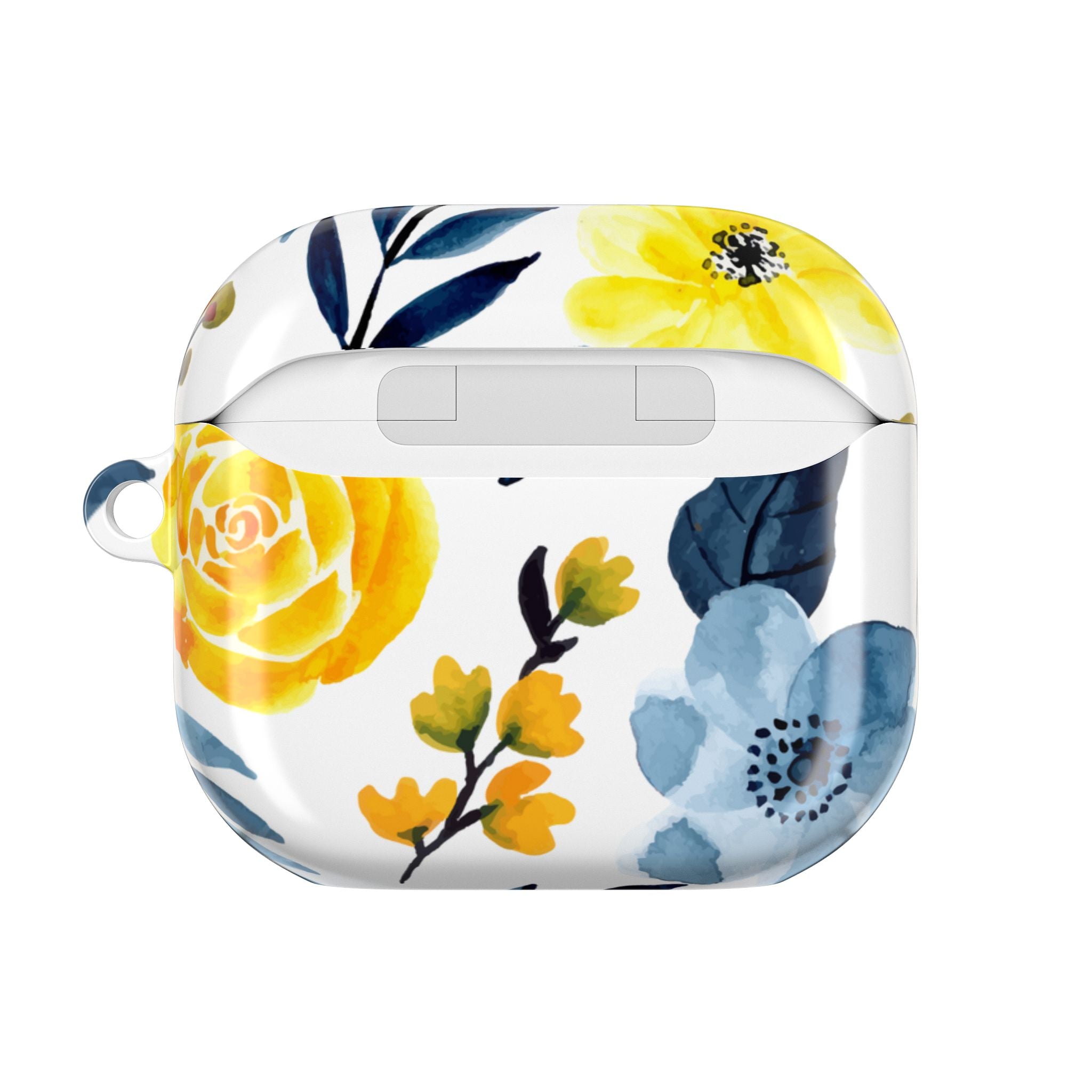 Yellow Blue Blossoms - AirPods Case