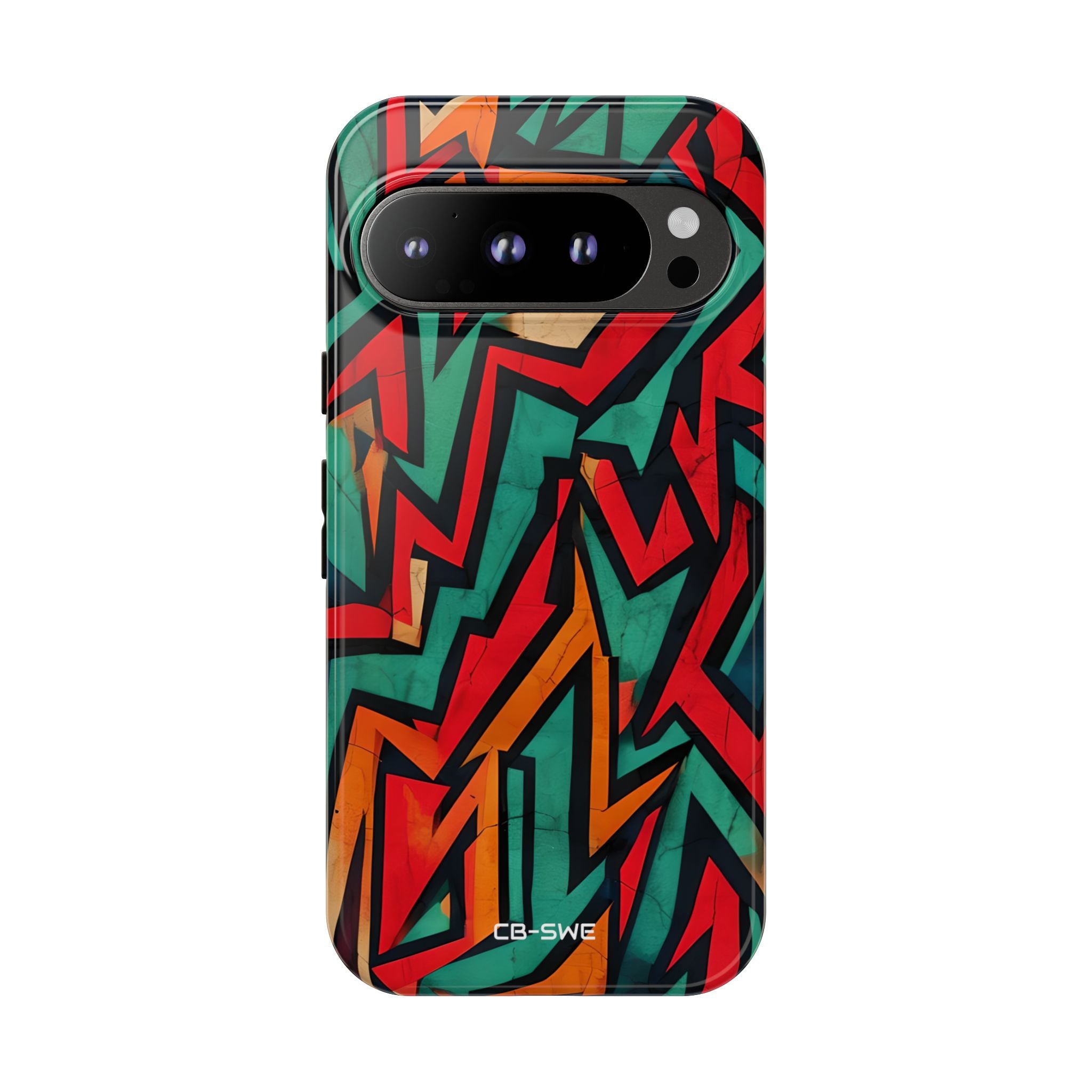Vivid Geometry Dance - Google Pixel Case
