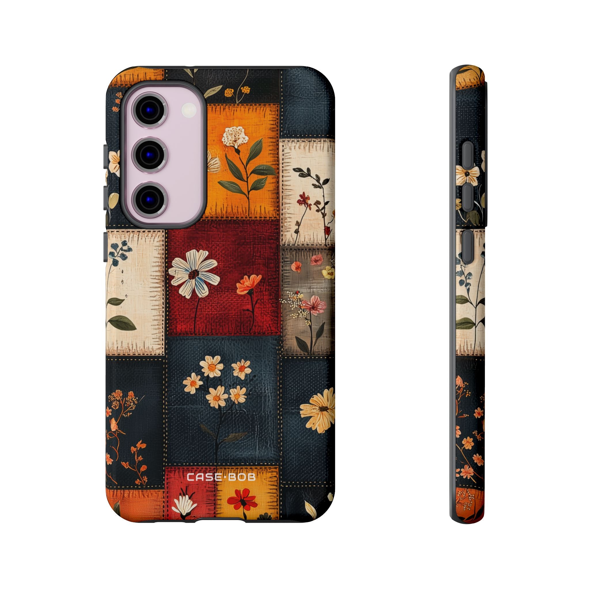 Patchwork Blooms Samsung S23 Plus Case - Tough
