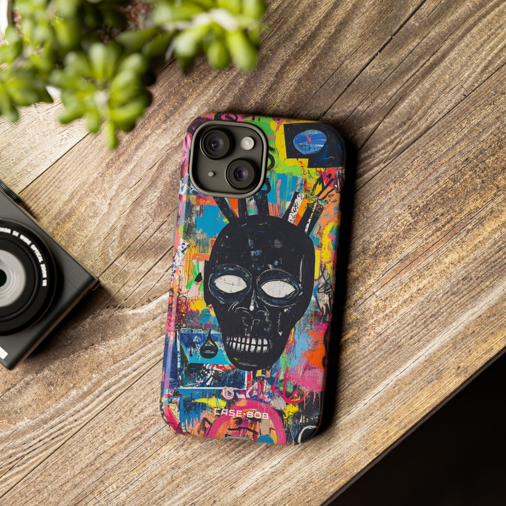 Skull Vortex iPhone 15 Case - Tough