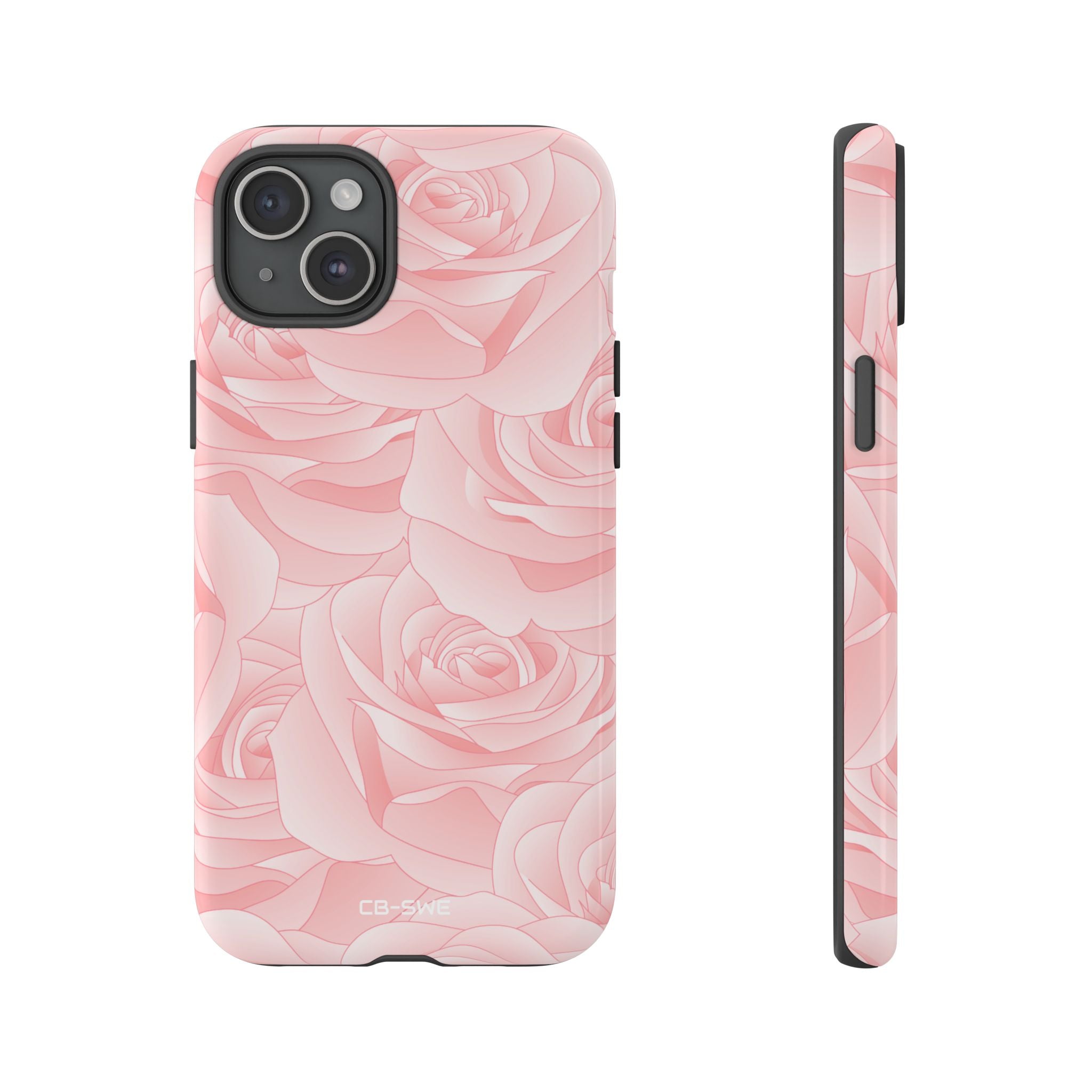 Elegant Pink Roses - iPhone Case